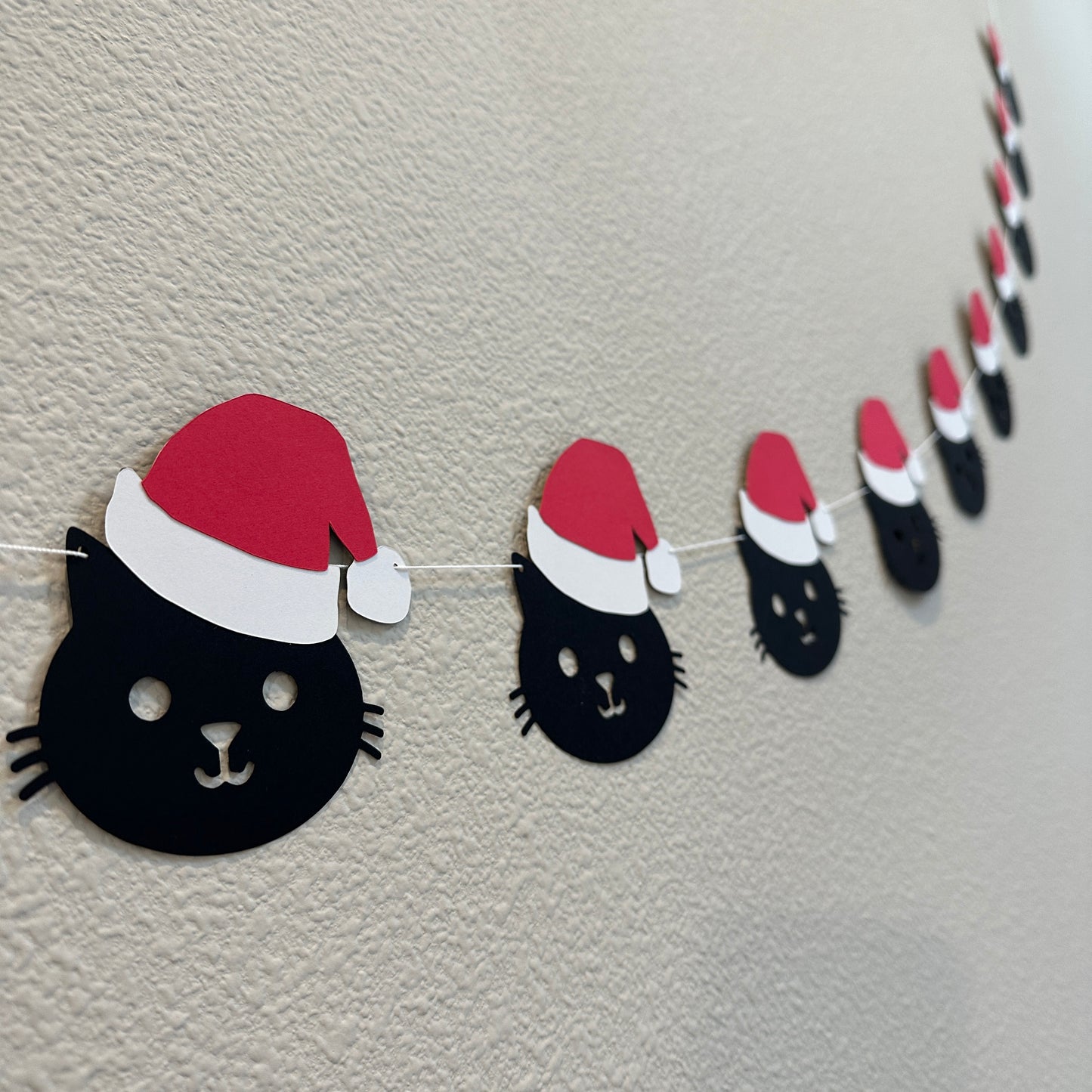 Christmas Cat Garland