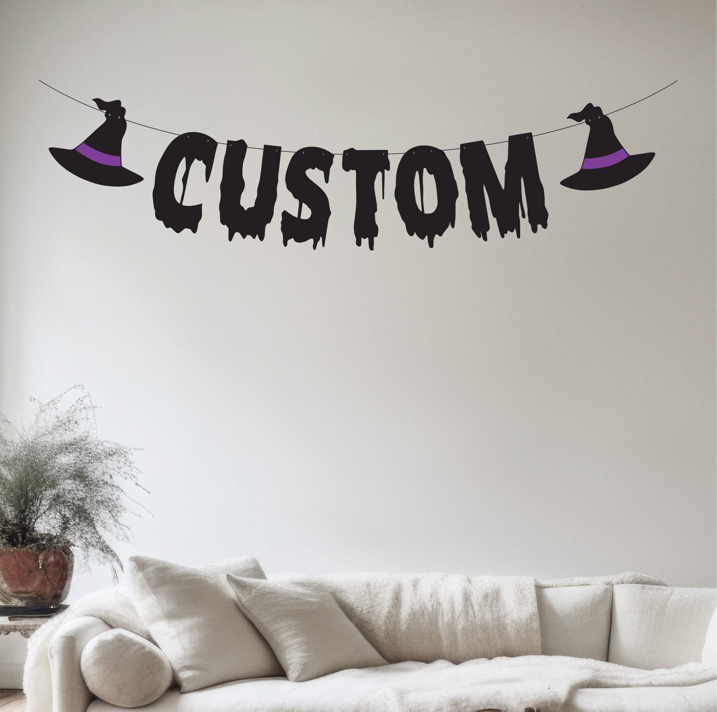 Custom Witch Banner
