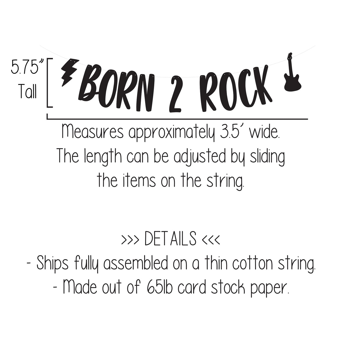 Born 2 Rock Banner