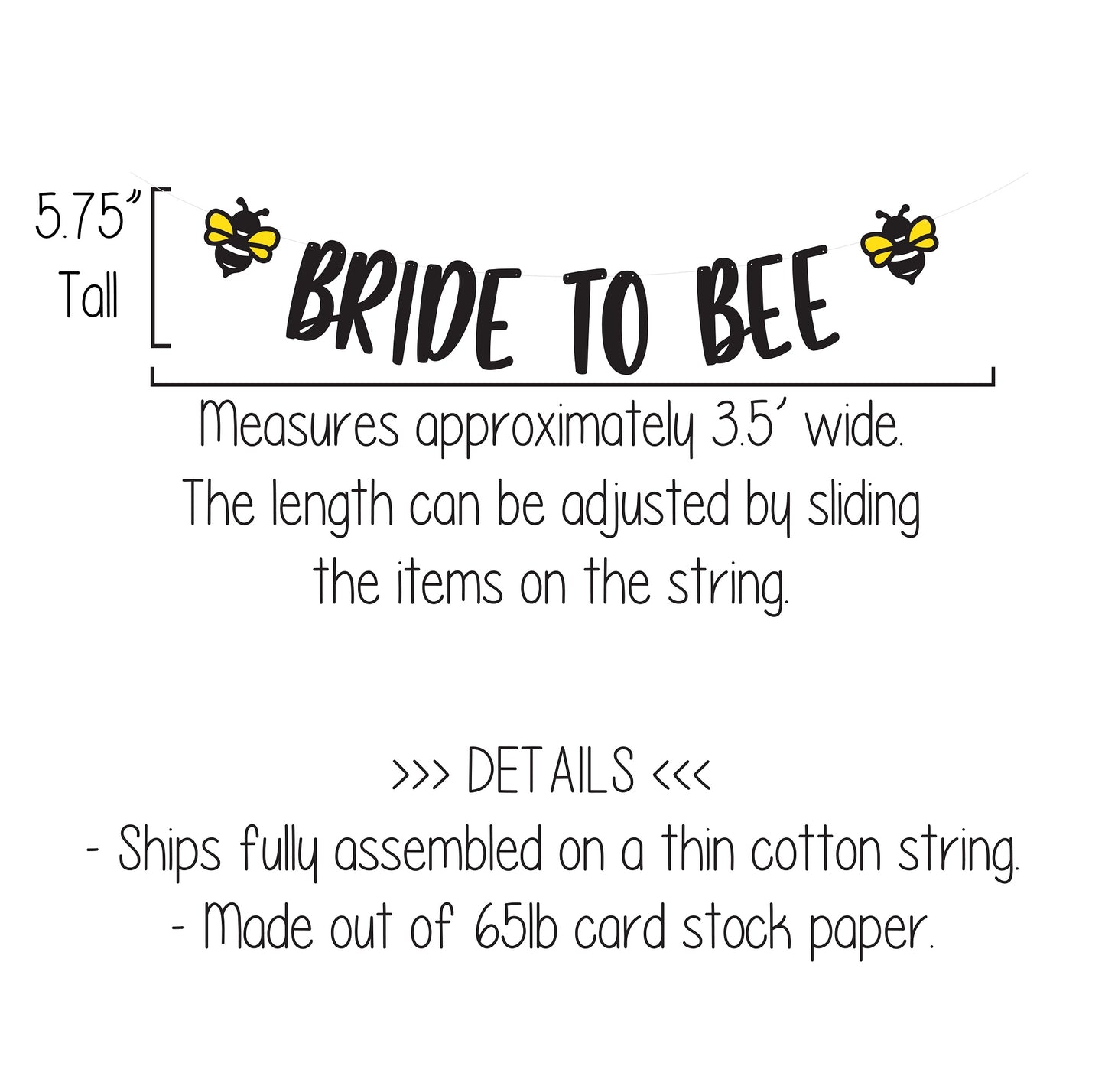 Bride to Bee Banner