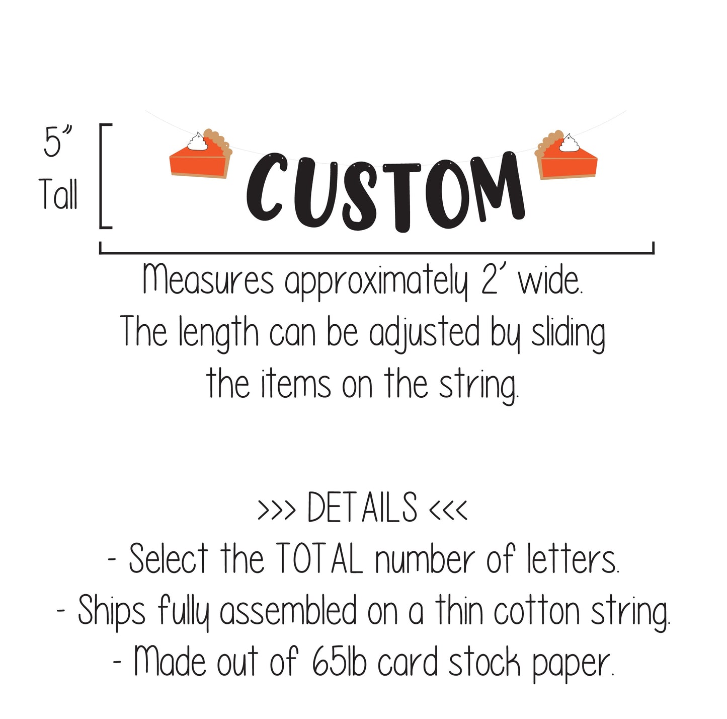 Custom Pie Banner