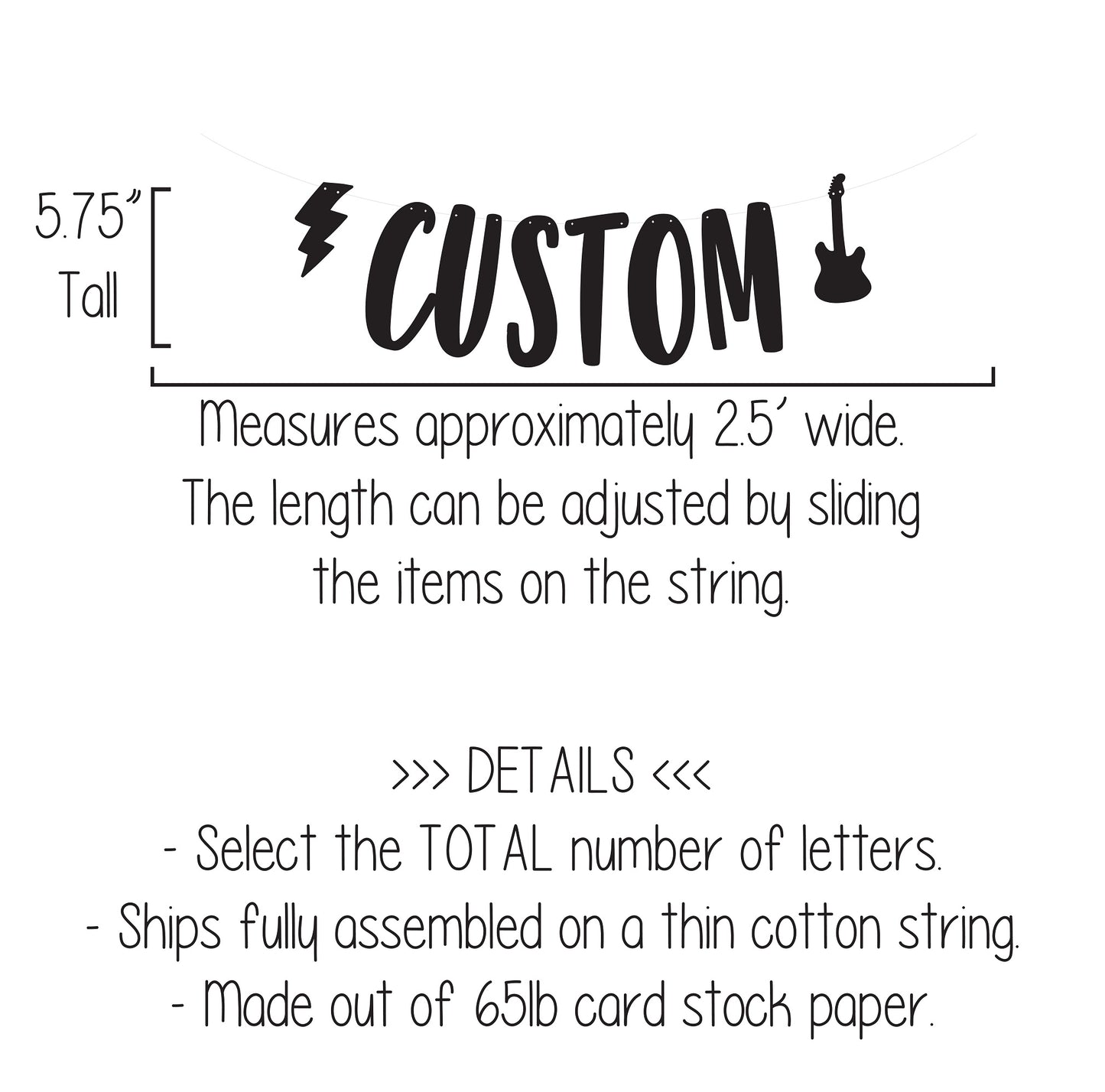 Custom Rock Banner