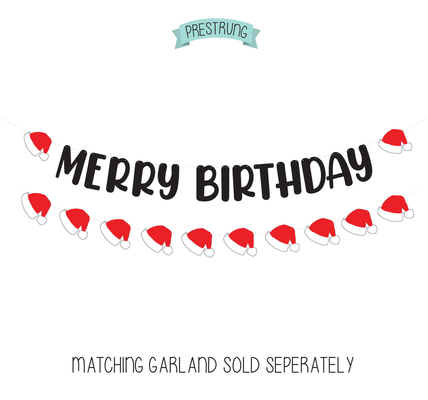 Merry Birthday Banner