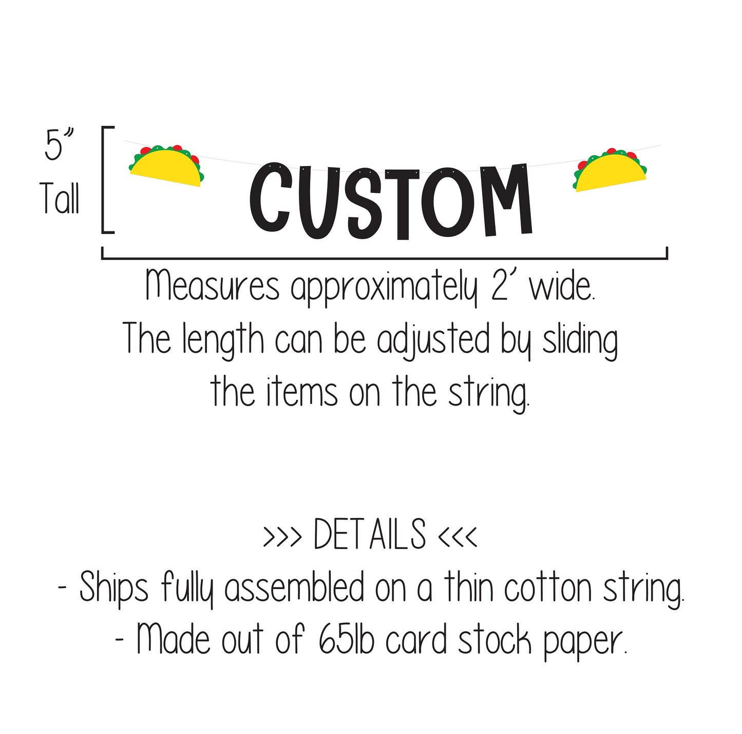 Custom Taco Banner