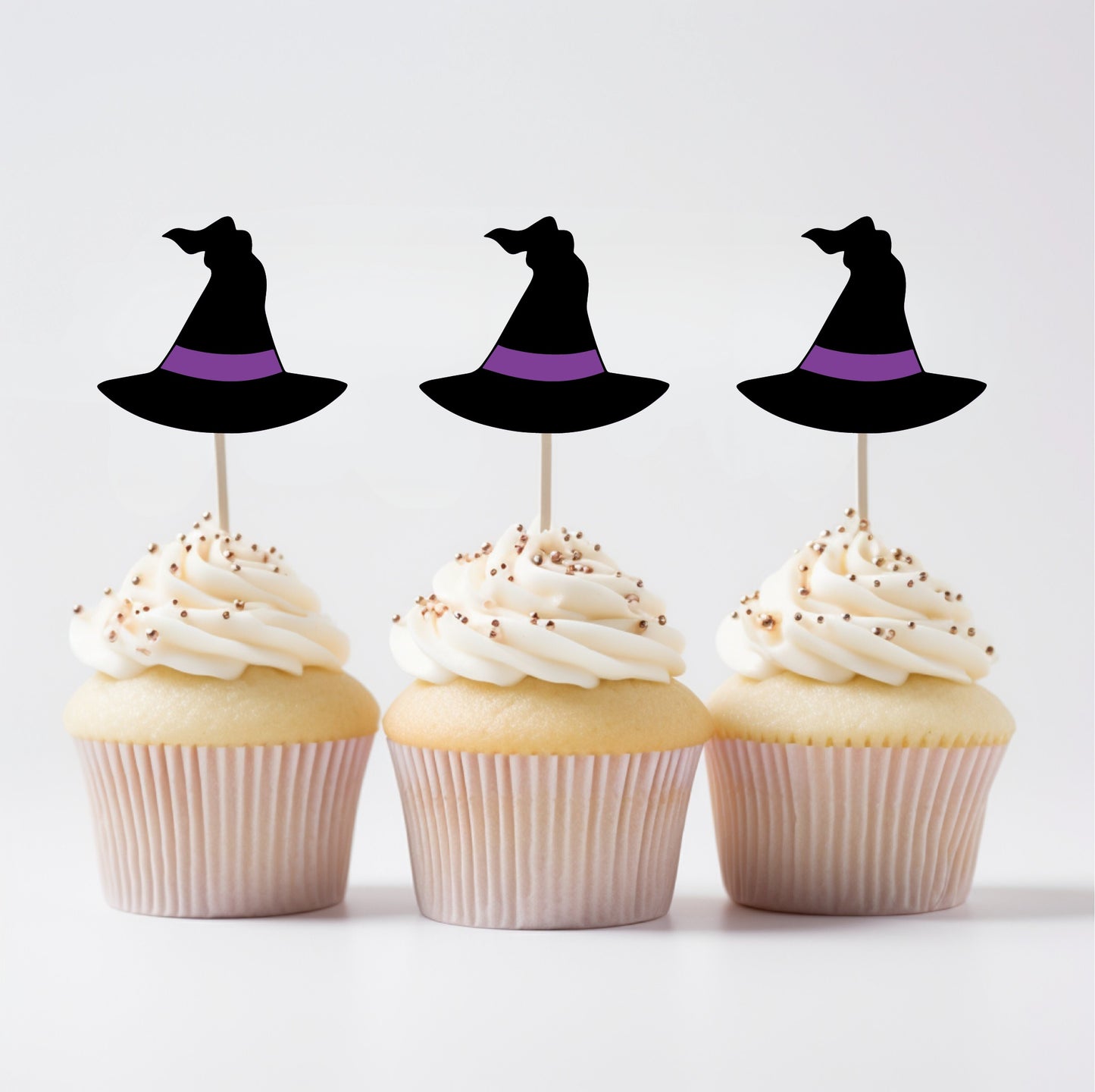 Witch Hat Cupcake Toppers