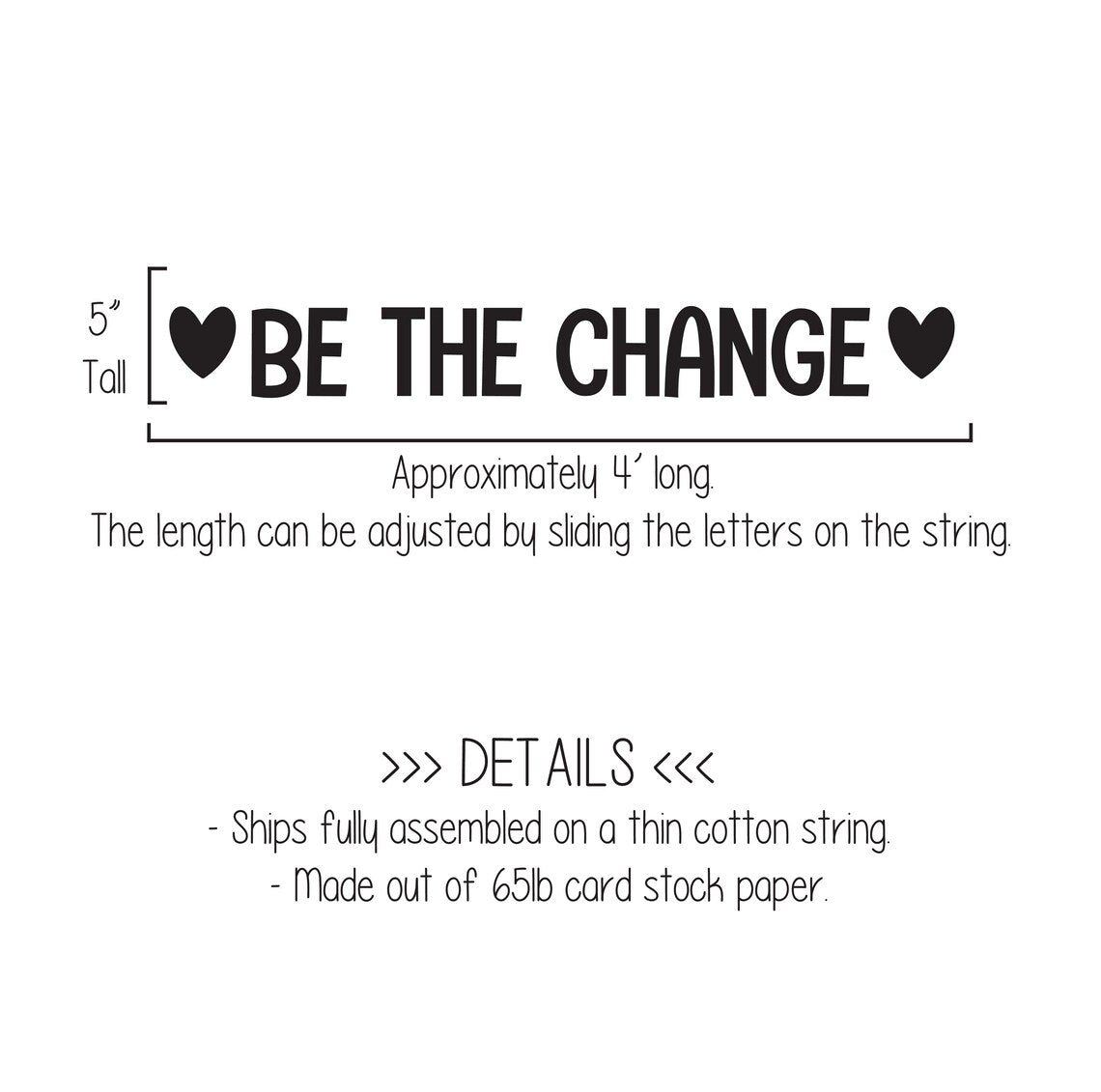 Be The Change Banner