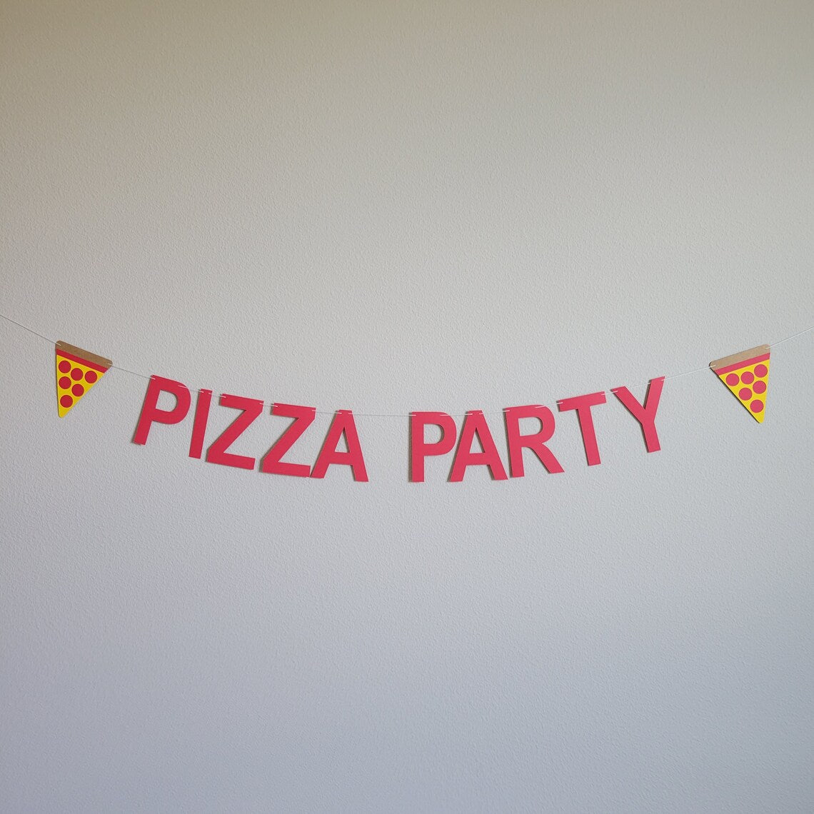 Custom Pizza Hearts Banner