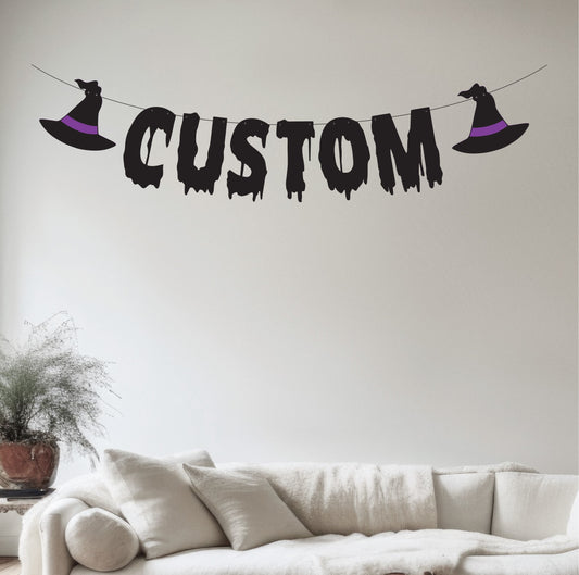 Custom Witch Banner