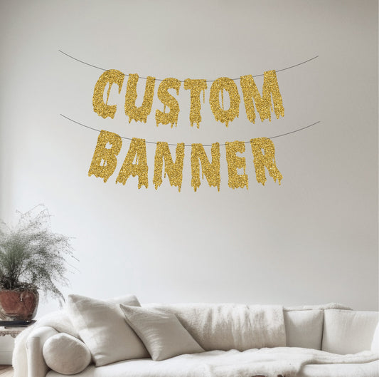 Custom Halloween Banner