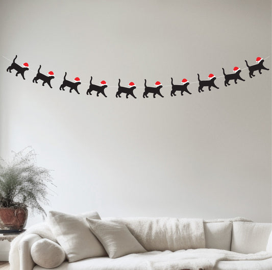 Christmas Cat Garland