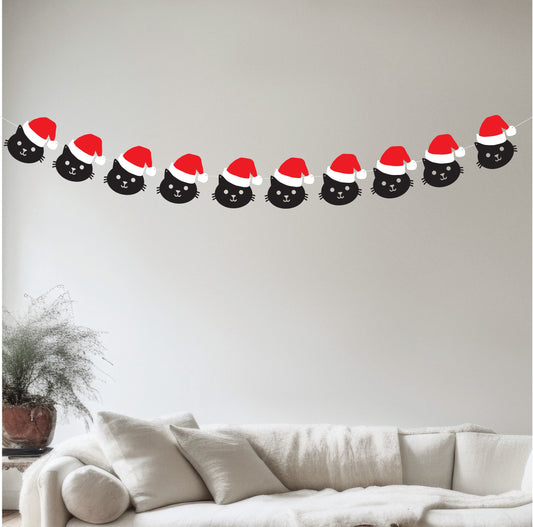 Christmas Cat Garland
