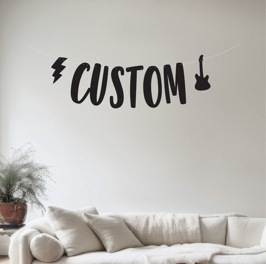 Custom Rock Banner