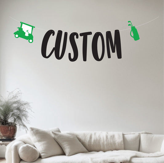 Custom Golf Banner