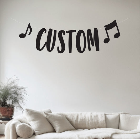 Custom Music Banner