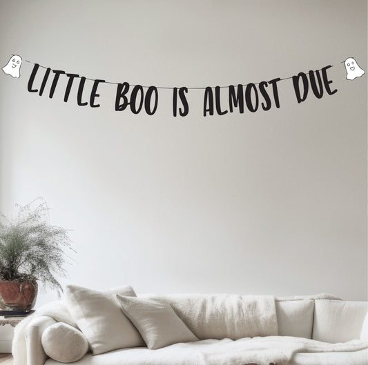 Little Boo Is Almost Due Banner