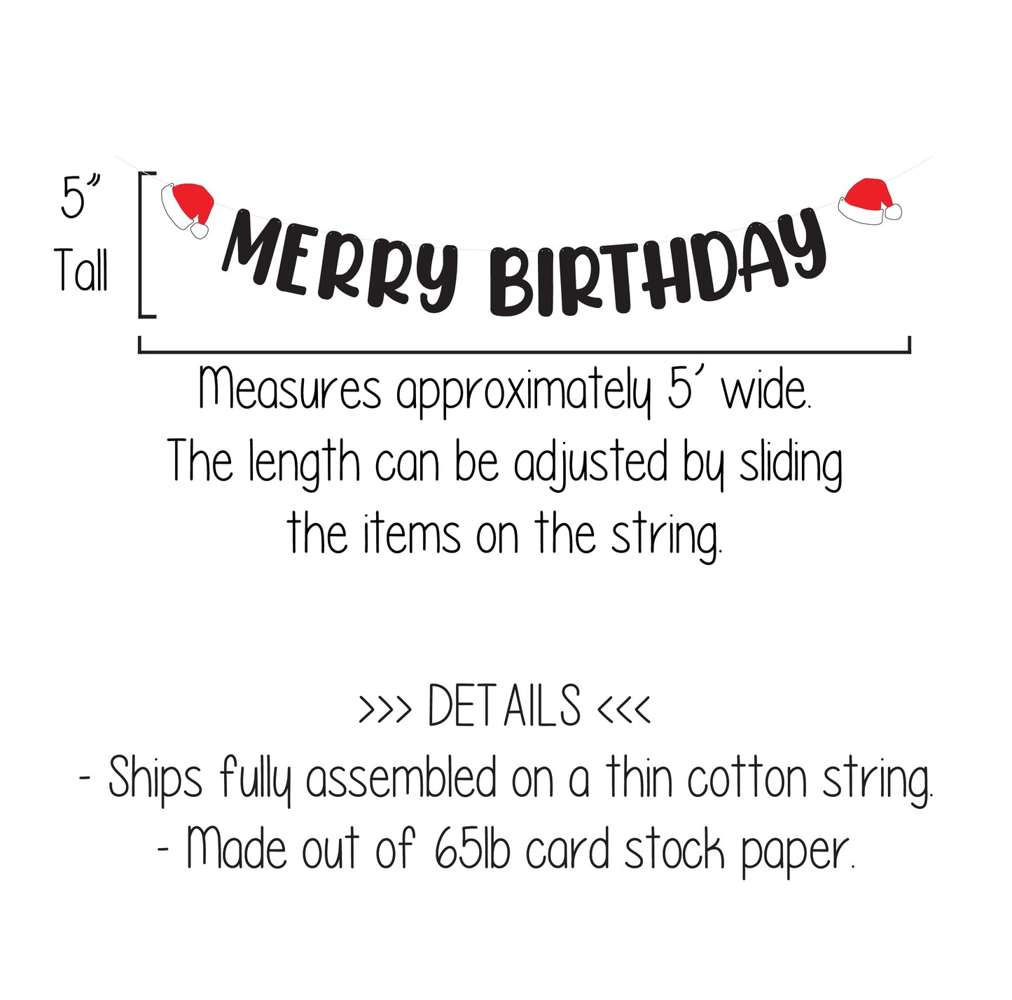 Merry Birthday Banner
