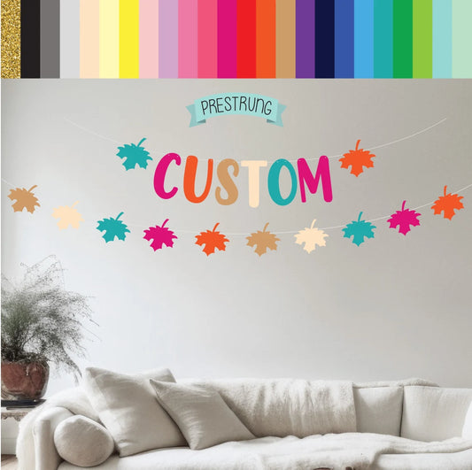 Custom Fall Banner