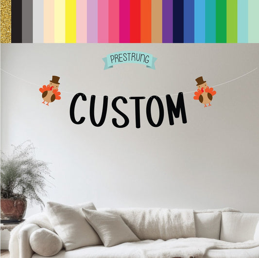 Custom Turkey Banner