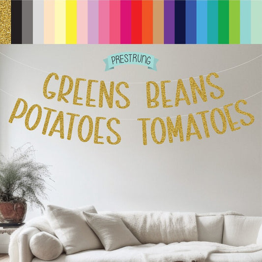 Green Beans, Potatoes & Tomatoes Banner