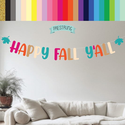Happy Fall Ya'll Banner