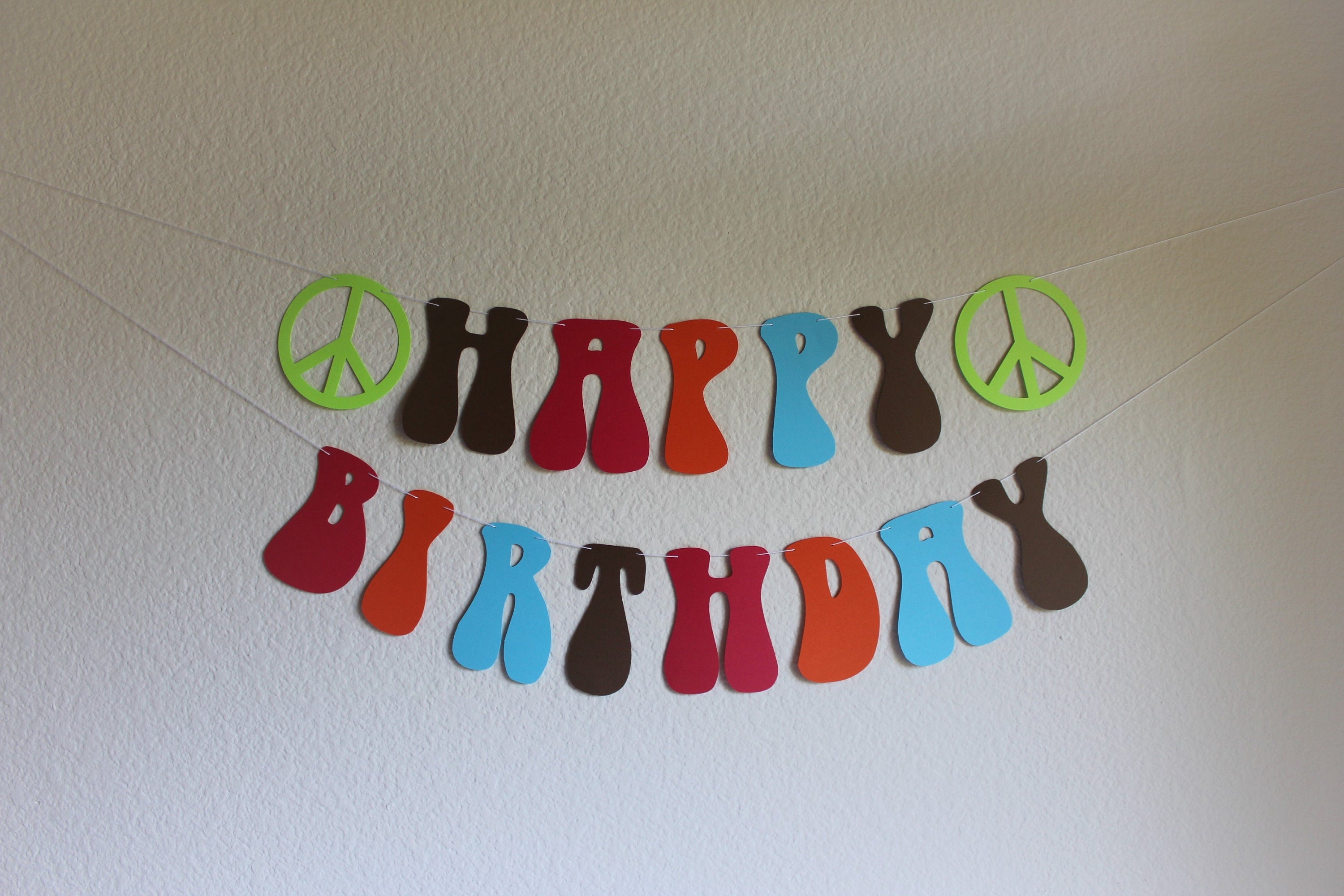 70&#39;s Birthday Banner, Groovy Banner, Custom 70&#39;s Banner. Custom Groovy Banner, 1970&#39;s Themed Banner, Custom banner, Hippy Banner