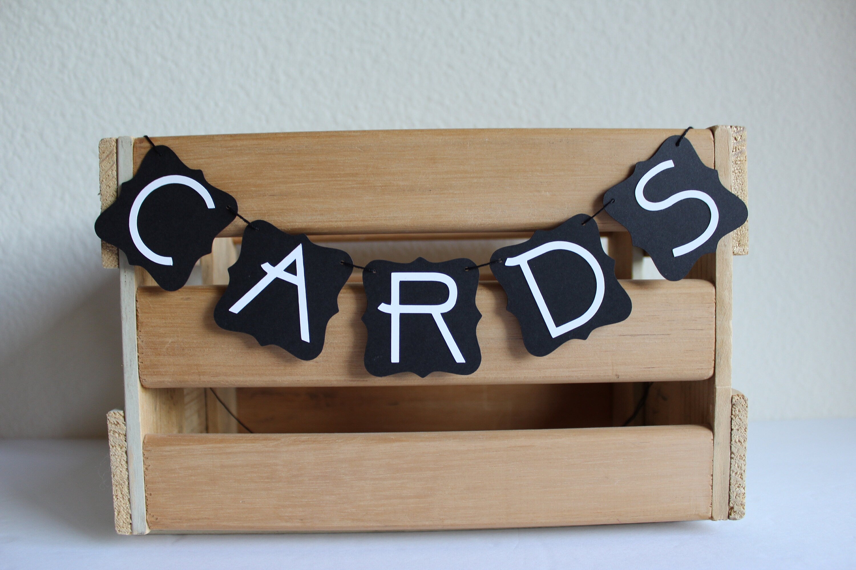 Cards Banner, Mini Cards Banner, Small Cards Sign, Petite Cards Banner, Small Cards Banner, Card Sign, Wedding Cards Decoration