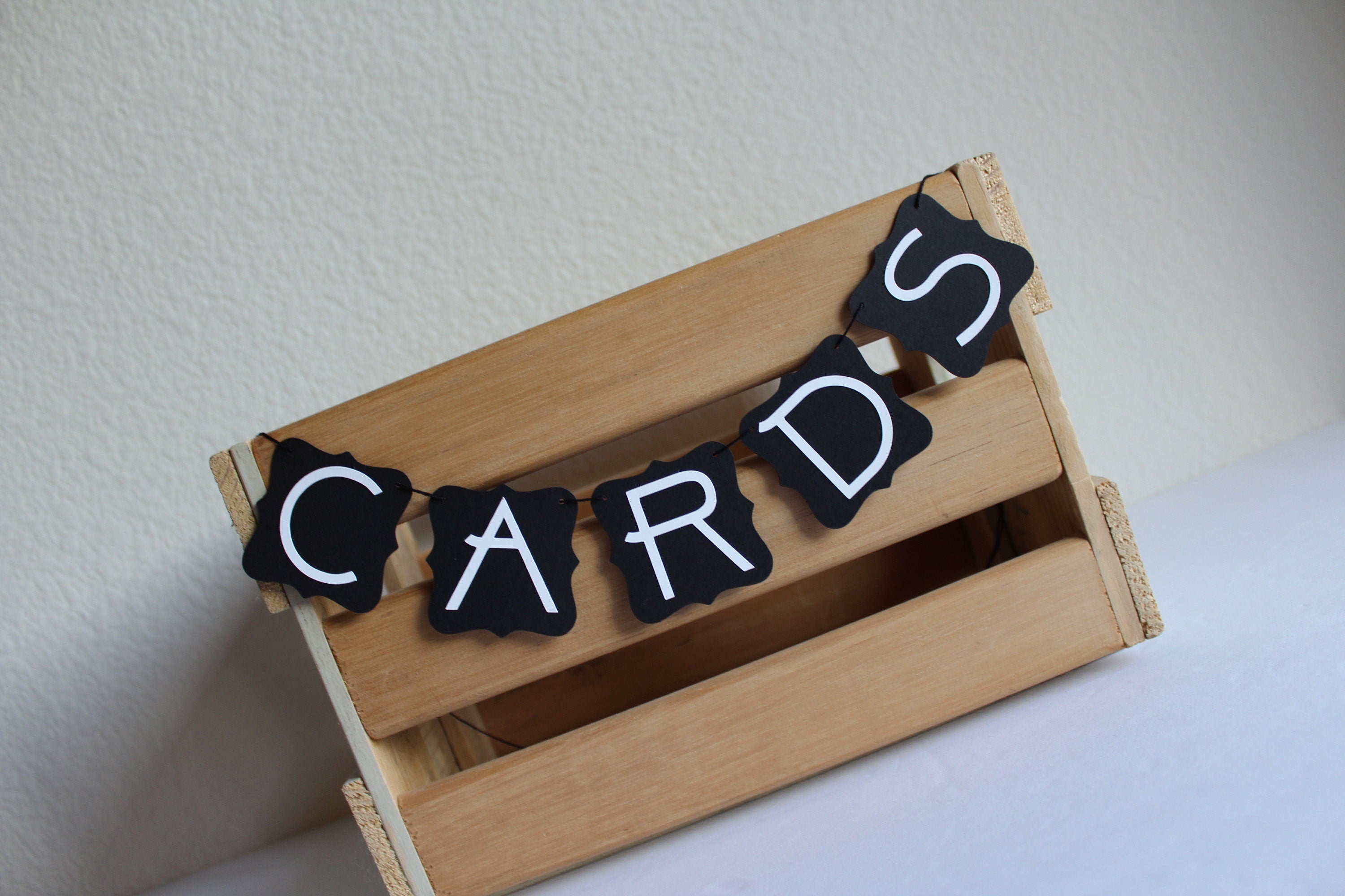 Cards Banner, Mini Cards Banner, Small Cards Sign, Petite Cards Banner, Small Cards Banner, Card Sign, Wedding Cards Decoration