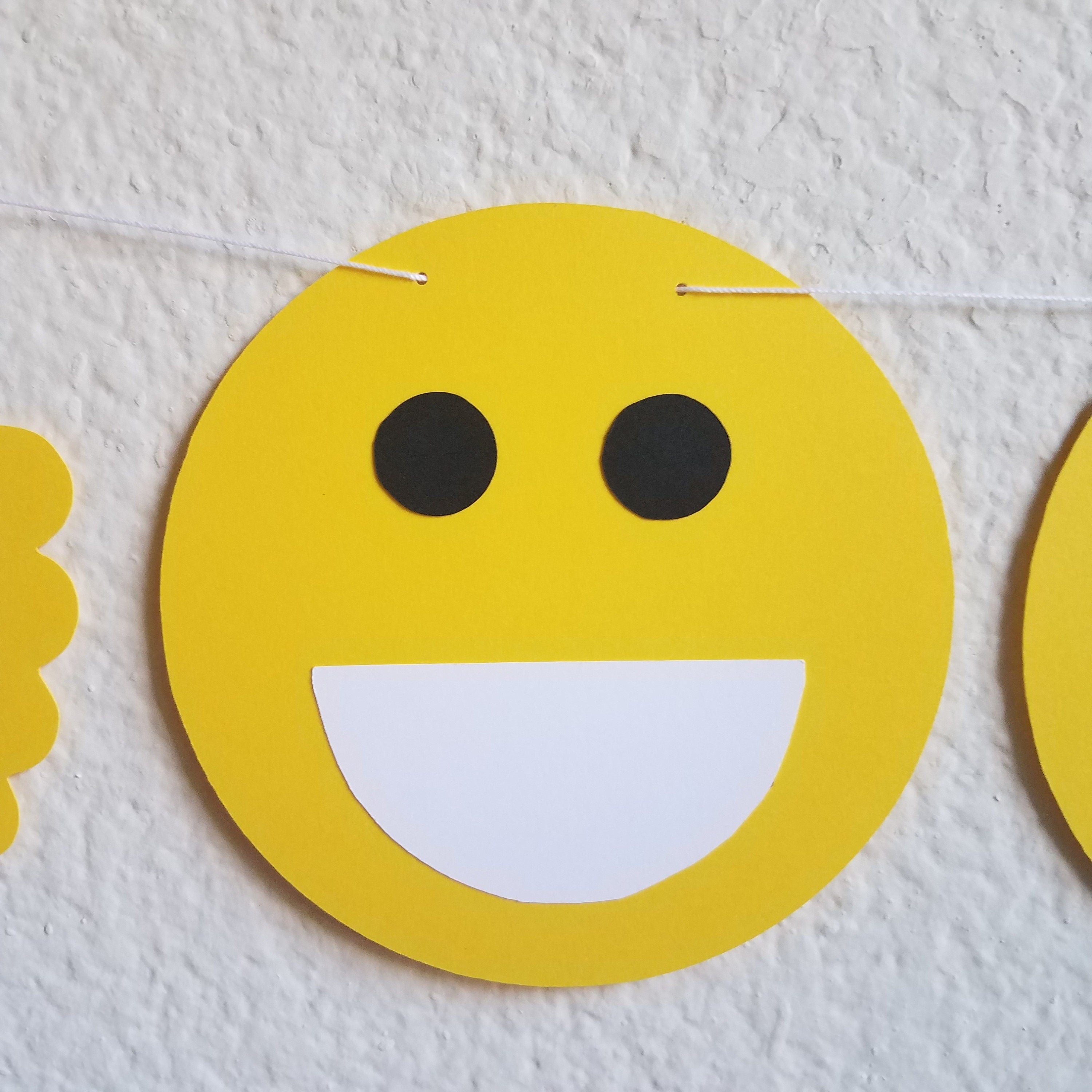 Emoji Garland, Emoji Party Garland, Emoji Party Decorations, Emoji Decorations, Emoji Party Banner, Emoji Garland Banner