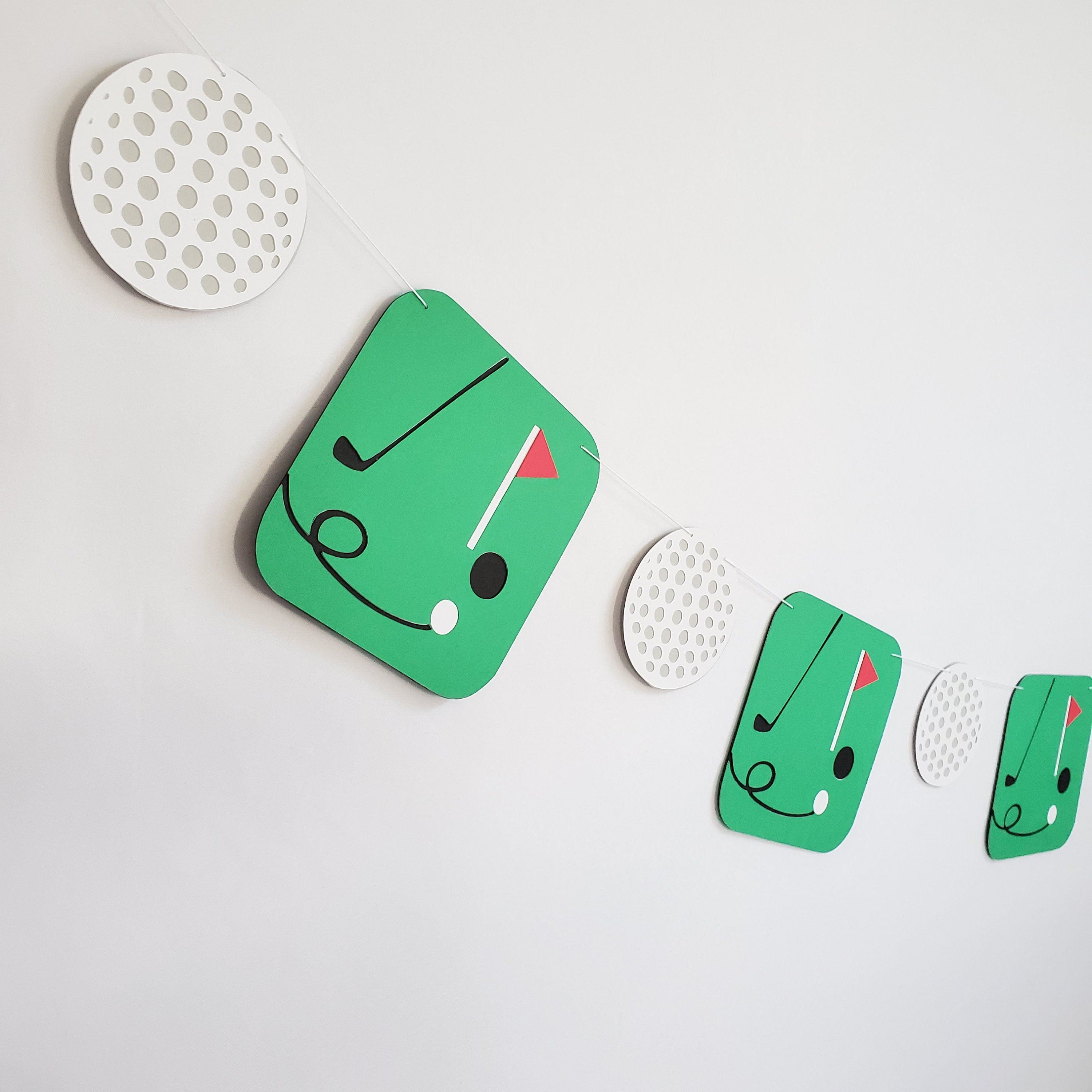 Golf Garland, Golf Banner, Golf Decor, Golf Party, Golf Birthday Party, Golf Themed Decorations, Golf Birthday, Golf Ball Decorations