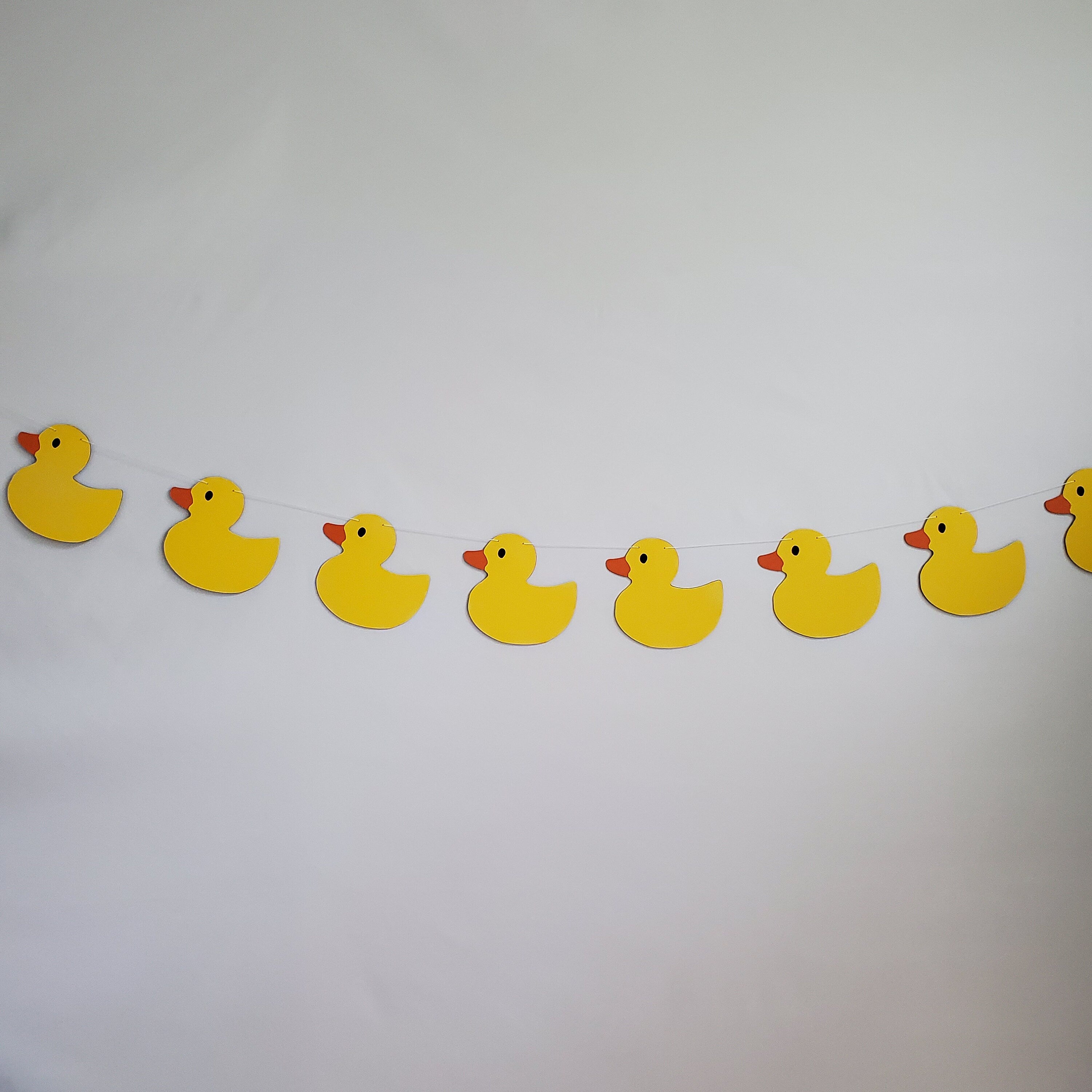 Rubber Ducks Garland, Rubber Duck Banner, Rubber Duck Decorations, Rubber Duck Birthday Party, Yellow Ducks Banner, Rubber Duckies Banner