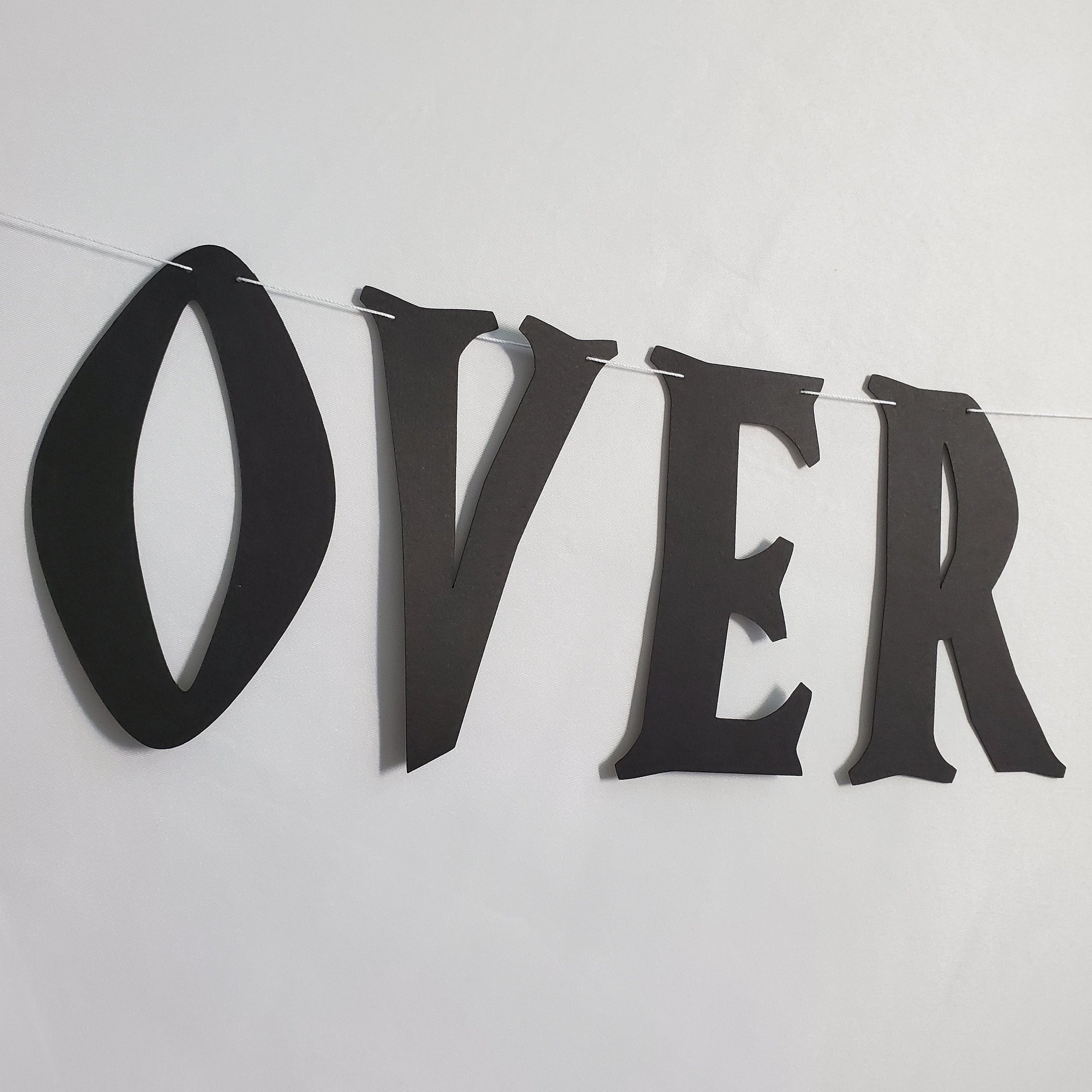 Over The Hill, Over The Hill Banner, 40th Birthday Banner, Over The Hill Party, RIP Birthday Banner, Over The Hill Party