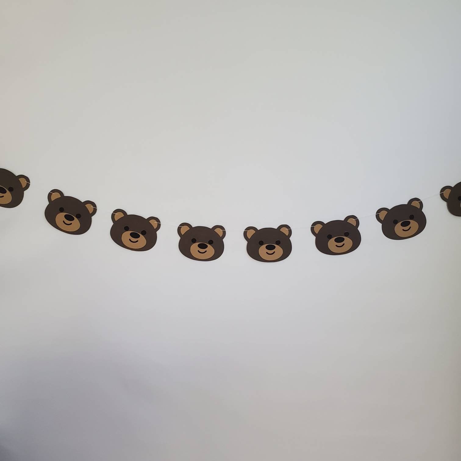 Bear Happy Birthday Banner, Bear Birthday Decorations, Bear Birthday Banner, Bear Party Decorations, Bear Garland