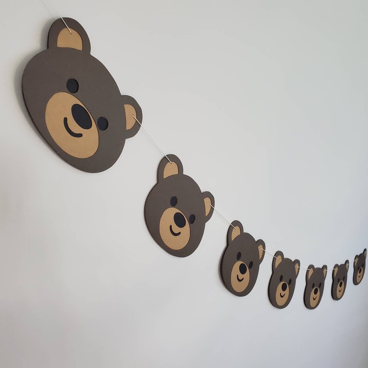 Bear Monthly Milestones, Bear Milestone Photos, Bear Milestone Banner, Milestone Garland, Bear Milestone Photo Garland, Bear Birthday Banner
