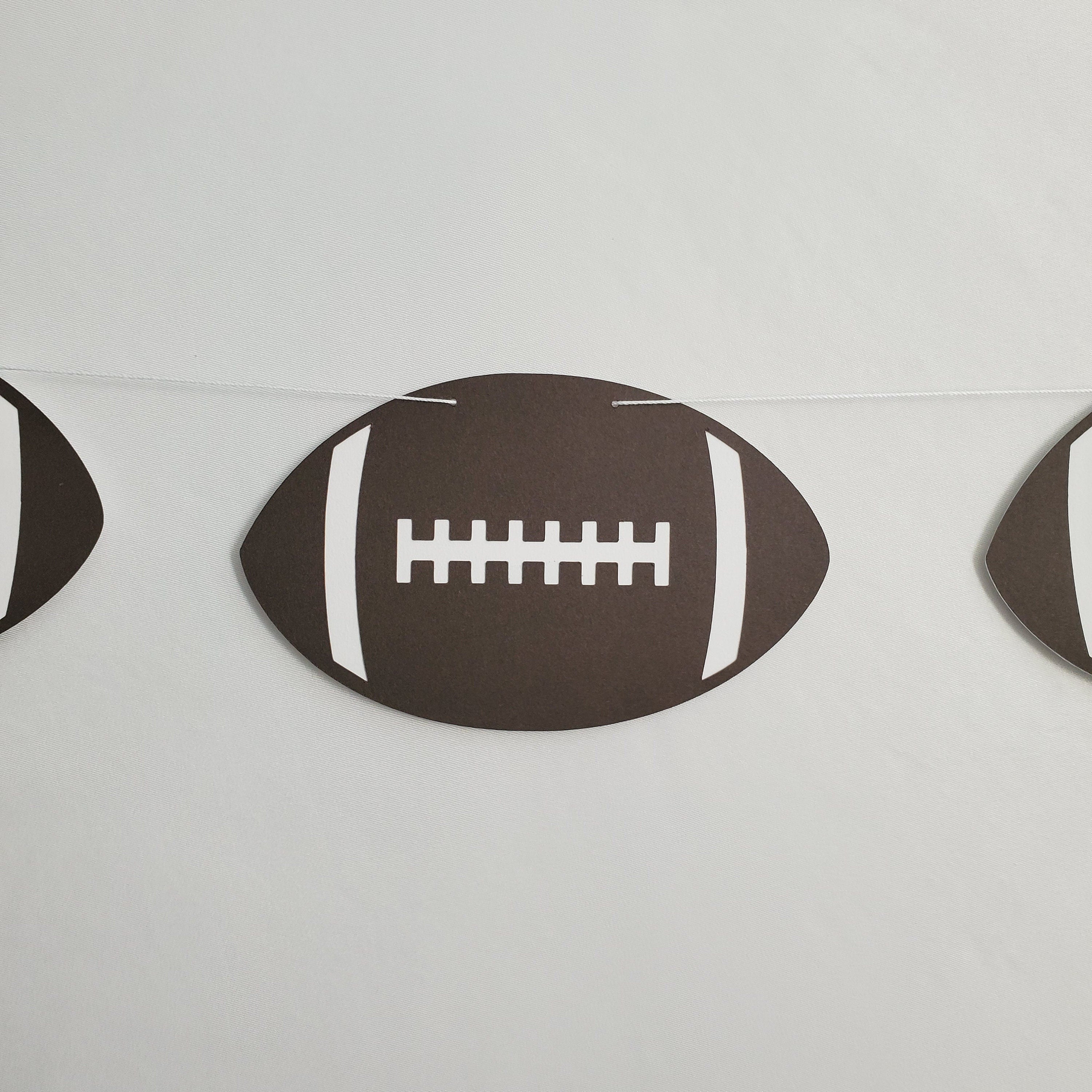 Football Banner, Football Garland, Football Birthday, Football Theme, Football Decorations, Football Birthday Banner, Footballs