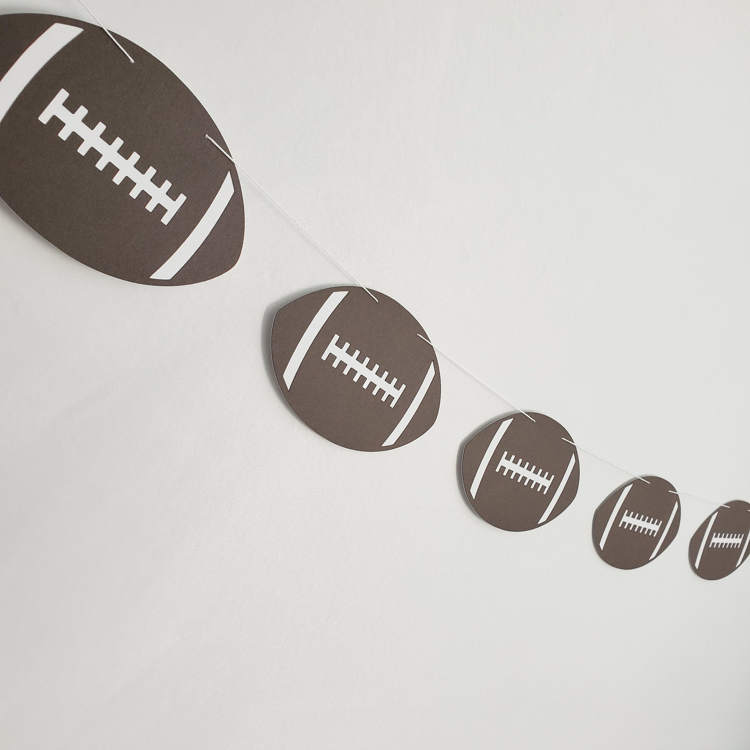 Football Banner, Football Garland, Football Birthday, Football Theme, Football Decorations, Football Birthday Banner, Footballs