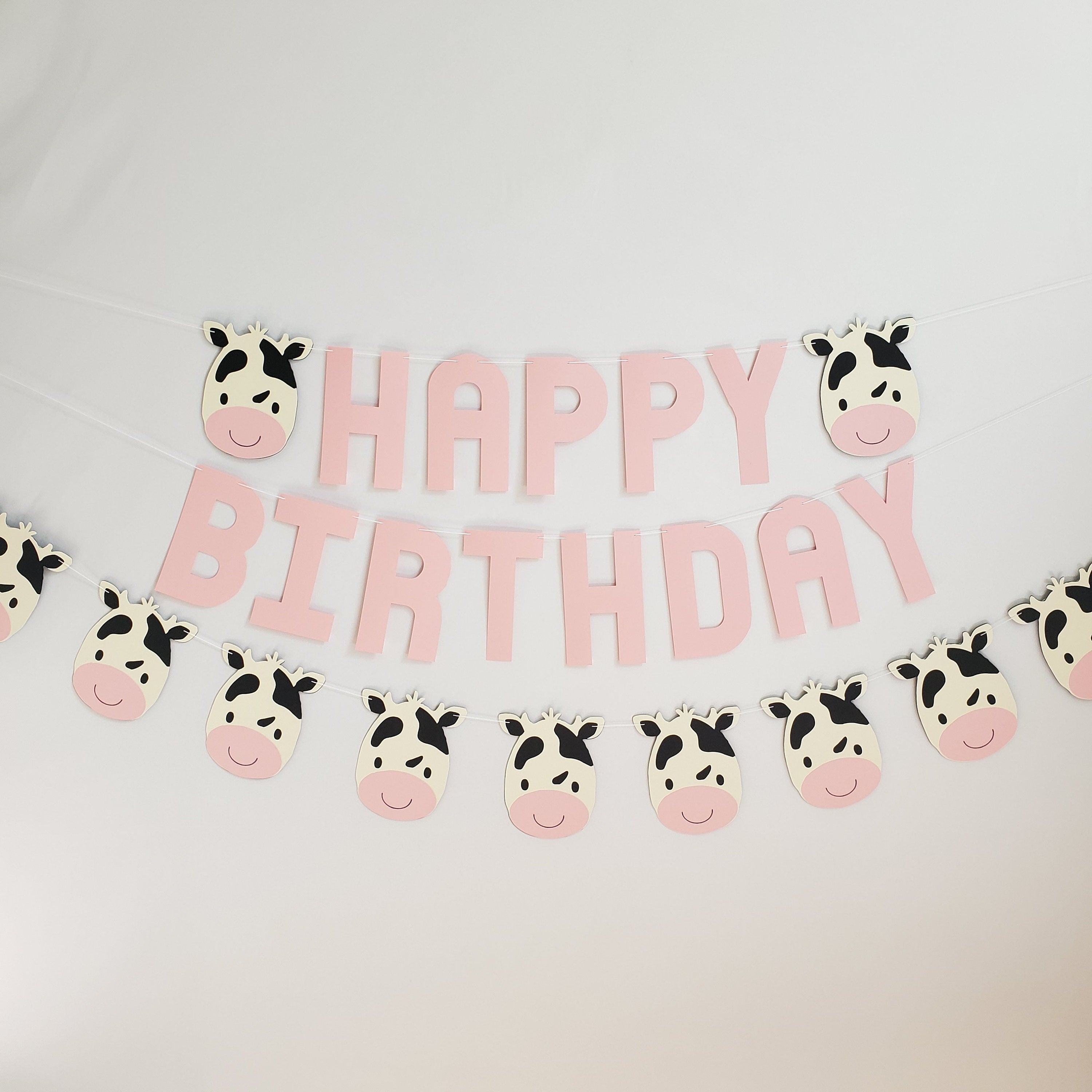 Holy Cow I&#39;m One, Cow Garland, Cow Banner, Cow Decor, Babies Room Cow, Cow Birthday Party Decorations, Cow Themed Party