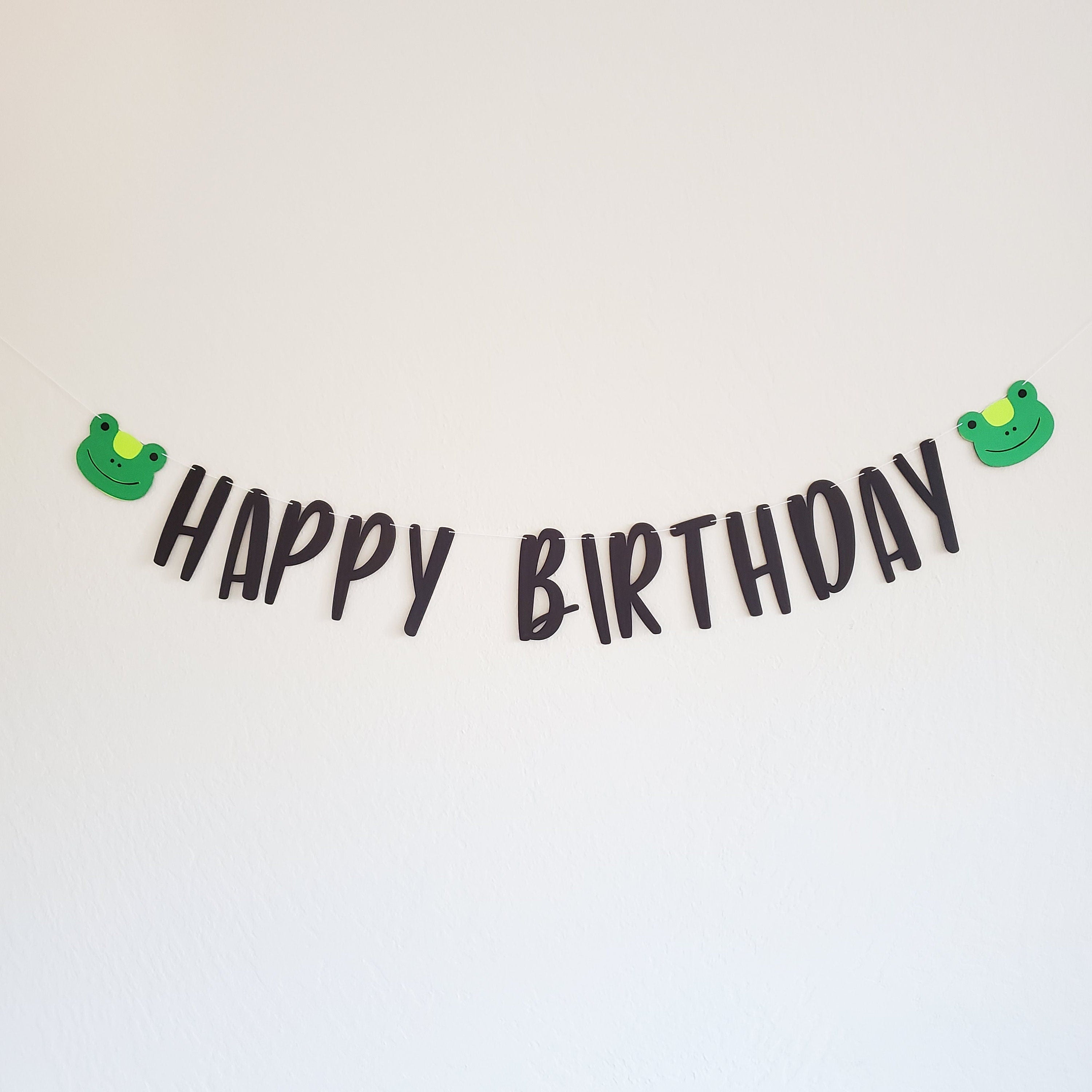 Frog Birthday Banner, Frog Birthday, Frog Decorations, Cute Frog Decorations, Babies Room Frogs, Frog Birthday Party Decorations,