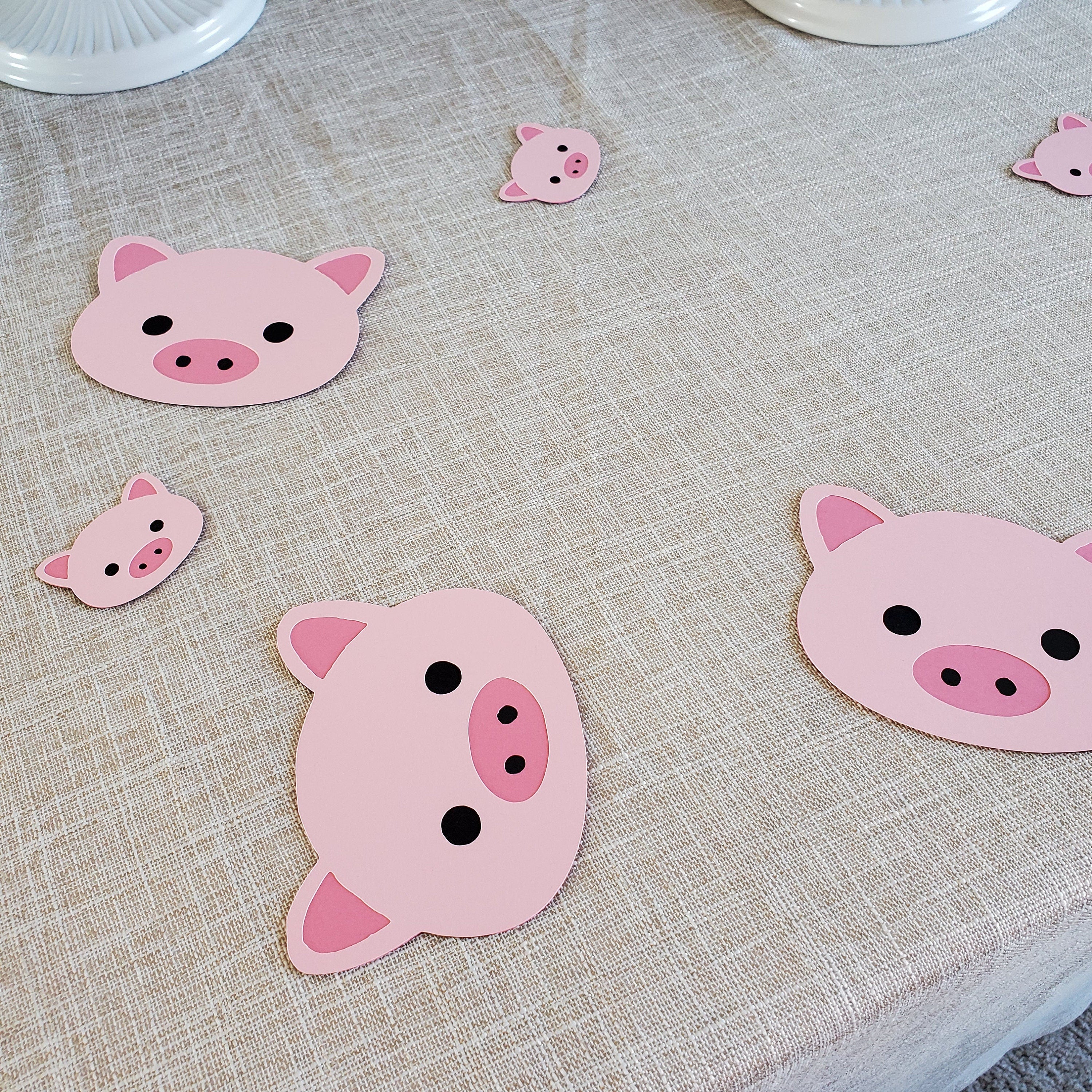 Pig Birthday Banner, Pig First Birthday, Pig High Chair Birthday Banner, Pig One Birthday Banner, Custom Pig Banner