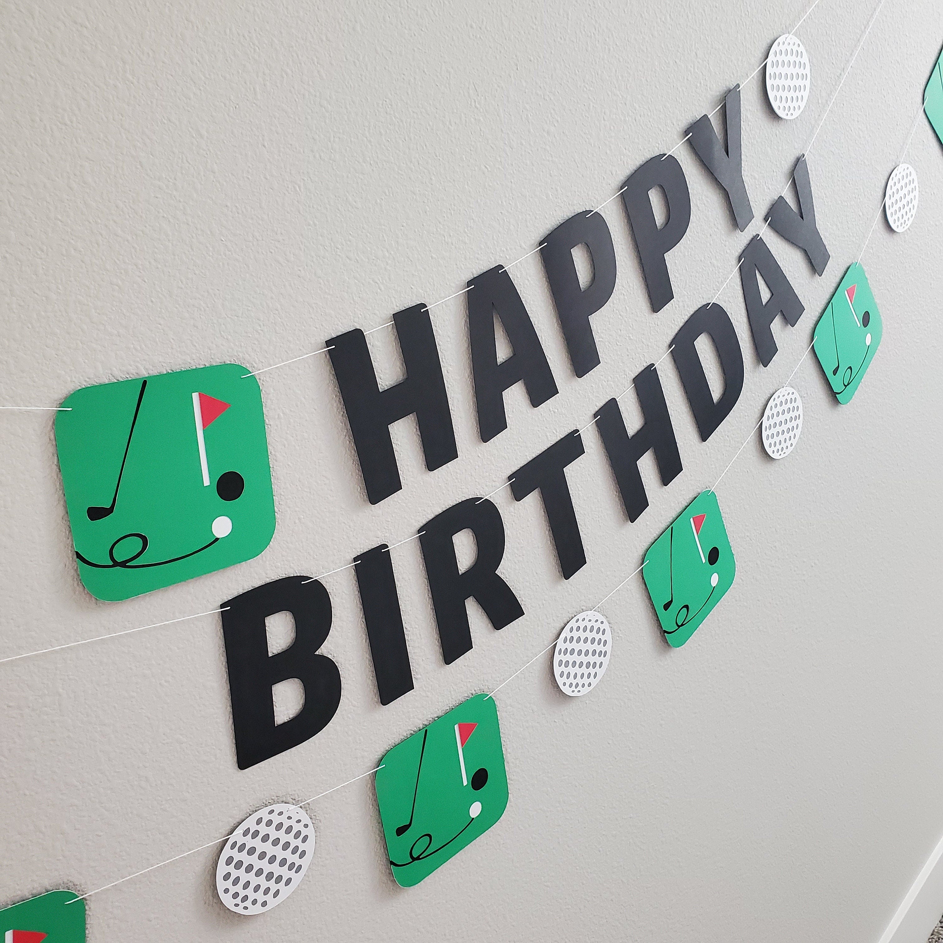Golf Garland, Golf Banner, Golf Decor, Golf Party, Golf Birthday Party, Golf Themed Decorations, Golf Birthday, Golf Ball Decorations