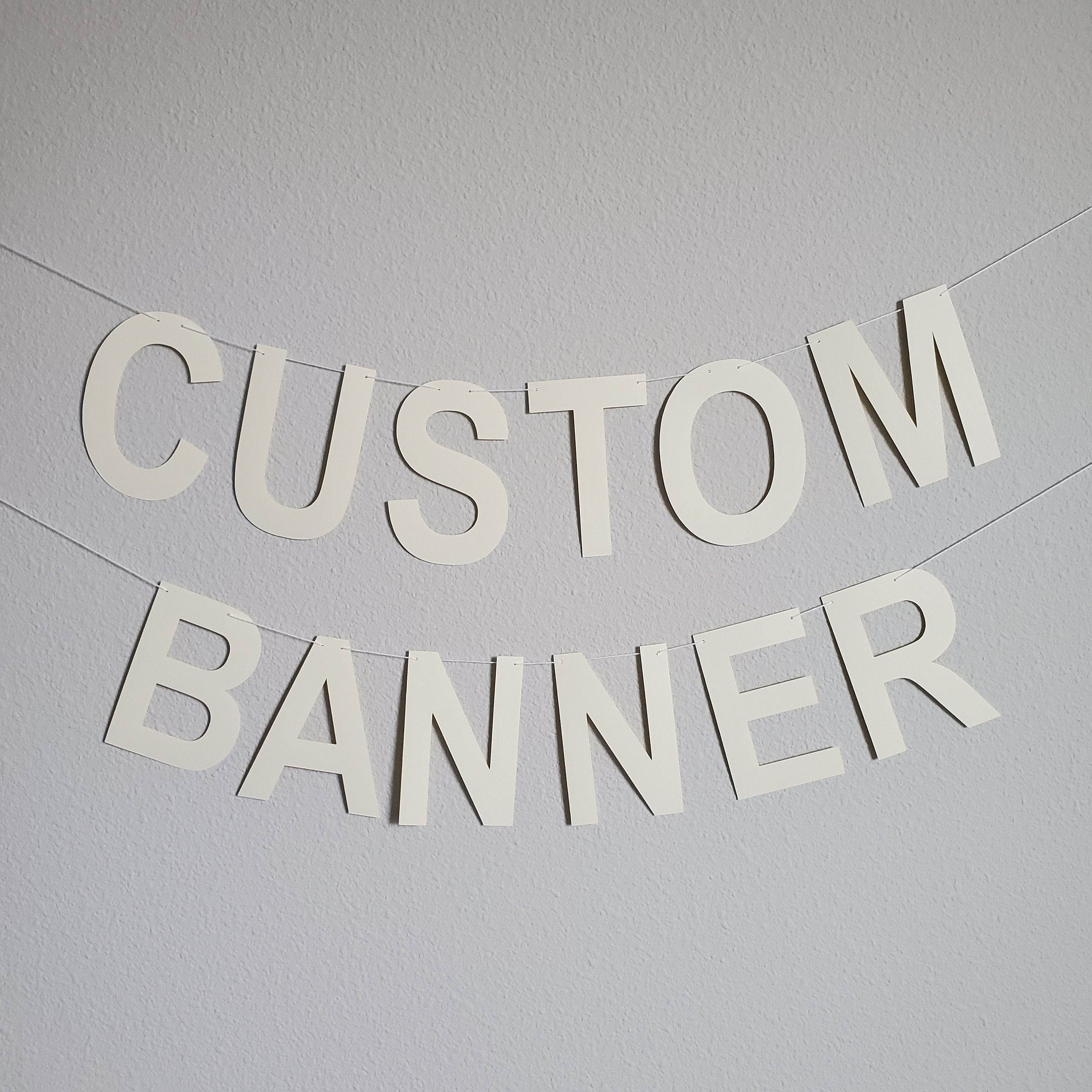 Custom Banner, Custom Beige Banner, Customizable Banner, Custom Hashtag Banner, Custom Sign, Custom Birthday Banner