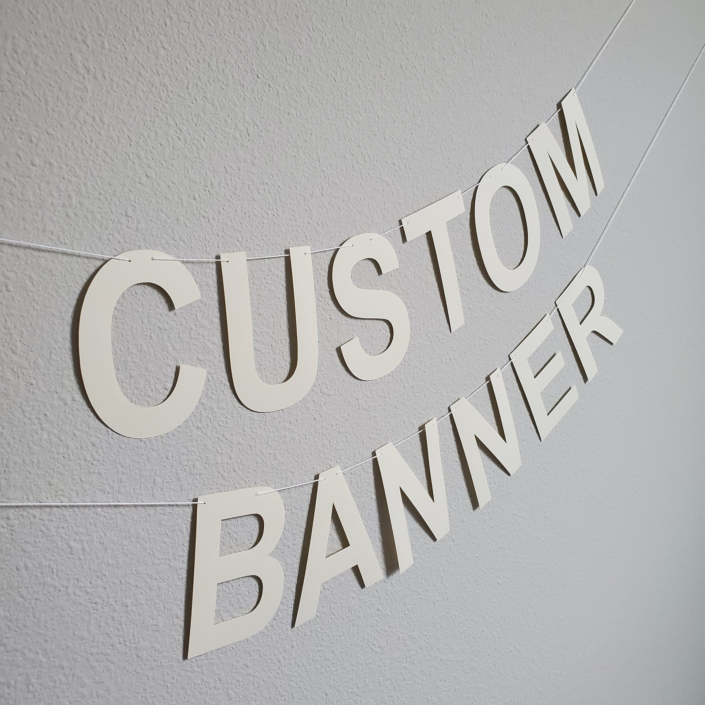 Custom Banner, Custom Beige Banner, Customizable Banner, Custom Hashtag Banner, Custom Sign, Custom Birthday Banner