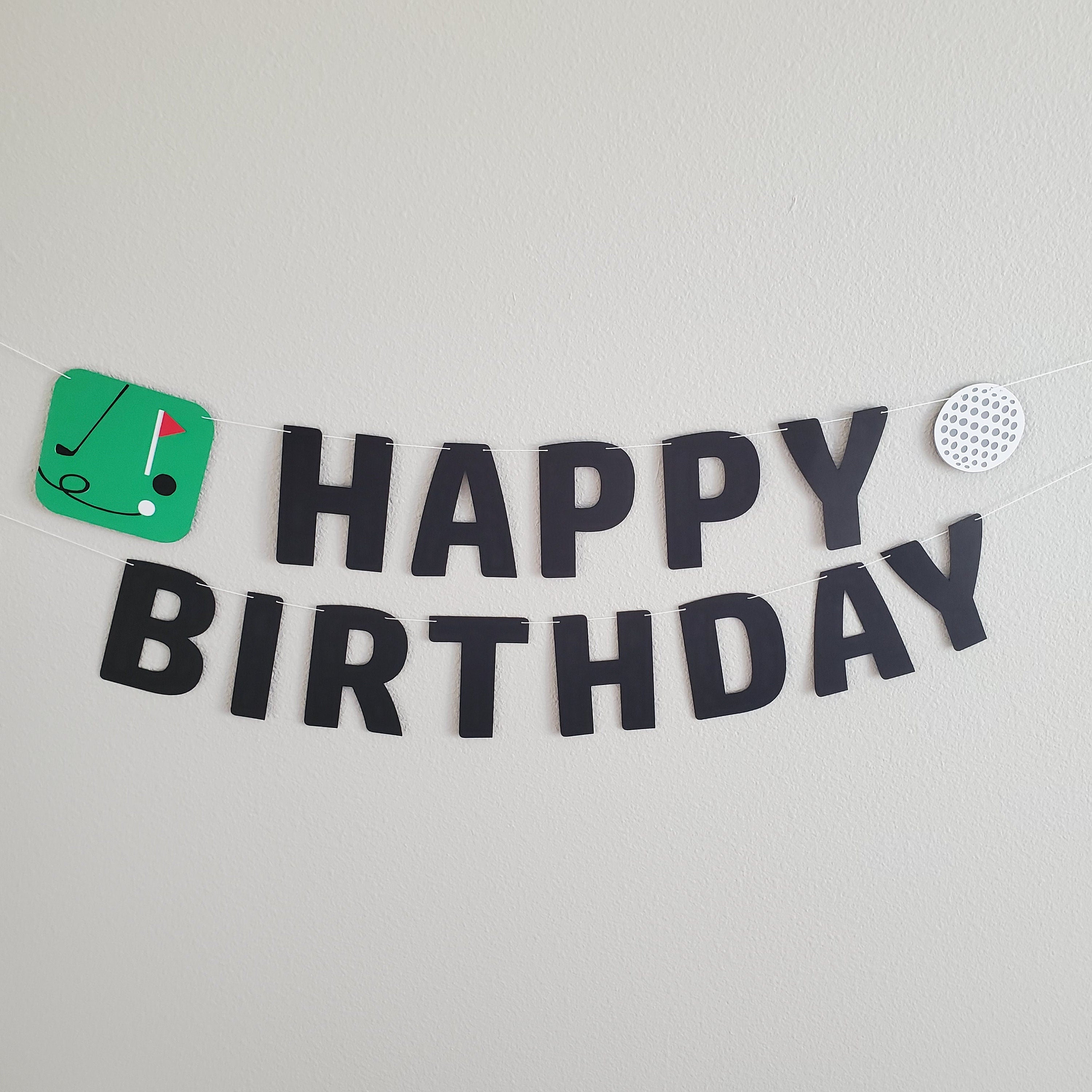 Golf Garland, Golf Banner, Golf Decor, Golf Party, Golf Birthday Party, Golf Themed Decorations, Golf Birthday, Golf Ball Decorations
