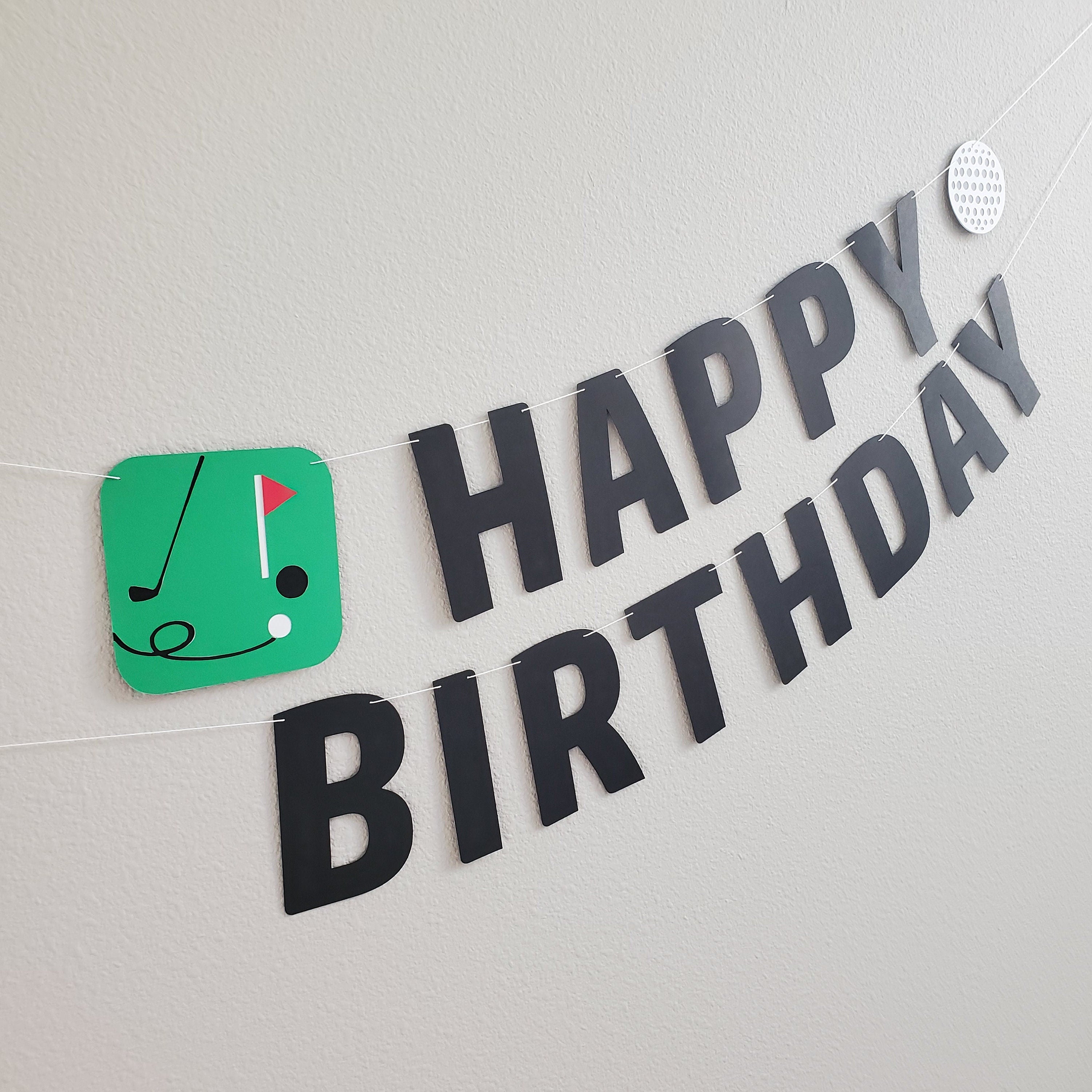 Golf Garland, Golf Banner, Golf Decor, Golf Party, Golf Birthday Party, Golf Themed Decorations, Golf Birthday, Golf Ball Decorations