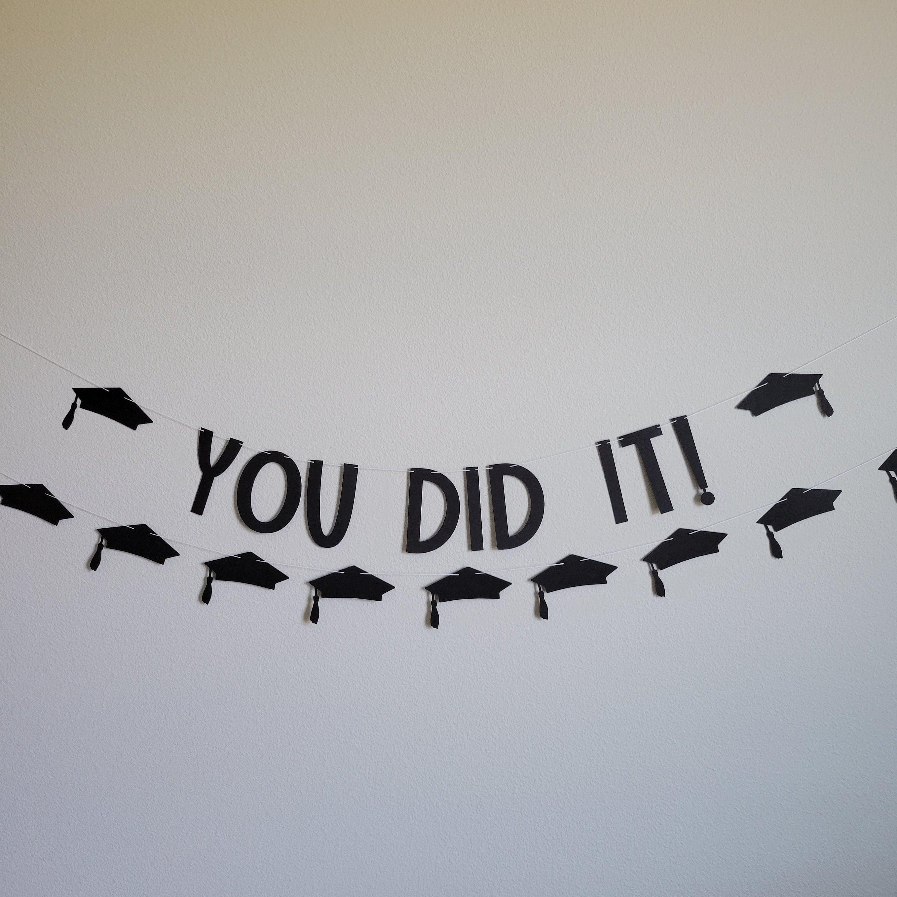 Congrats Grad, Class of 2021, Graduation Banner, You Did It Banner, Custom Graduation Banner, Class of 2021 Banner, Congrats Grad Banner