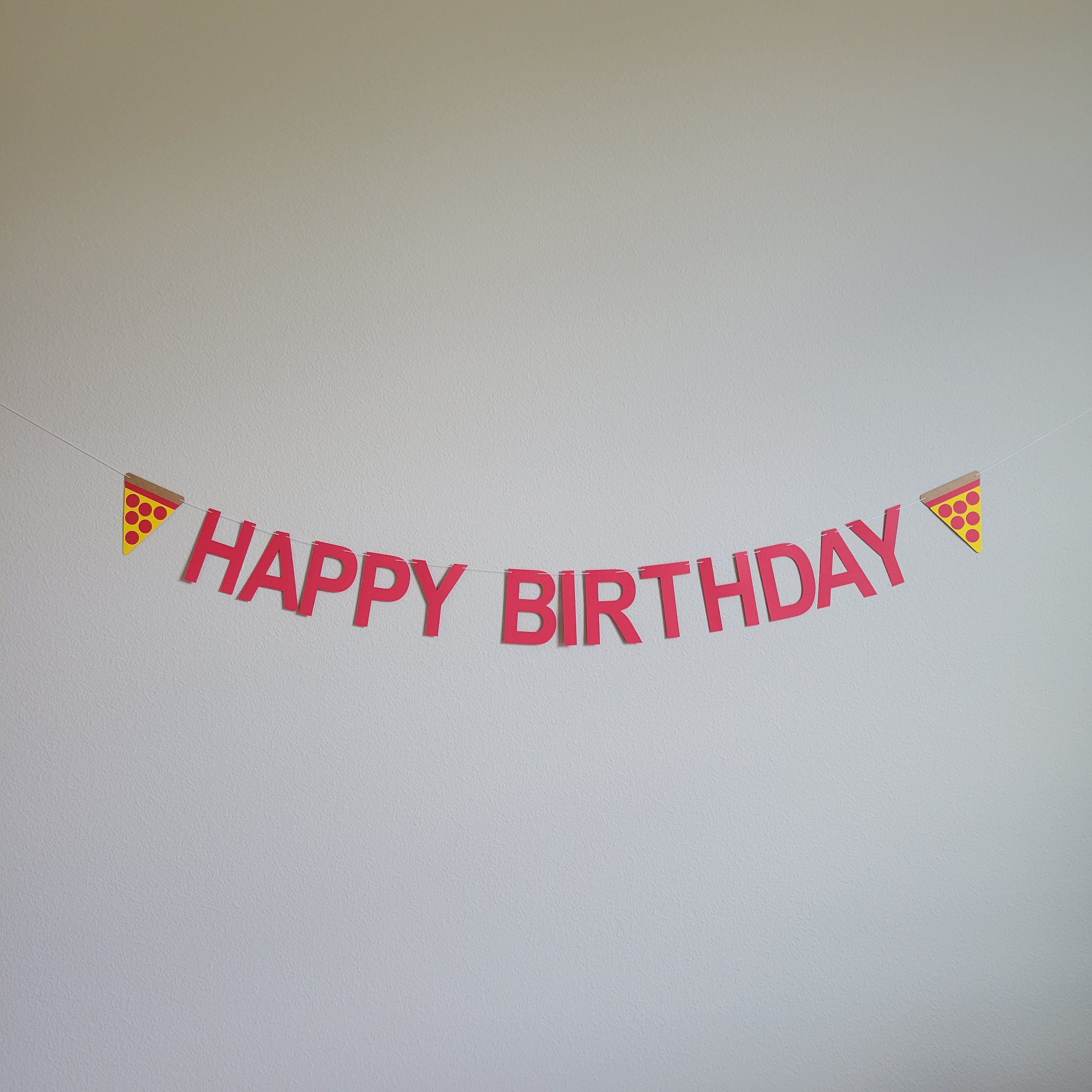 Pizza Birthday Banner, Pizza Party, Pizza Party Decorations, Pizza Decorations, Pizza Slice Decorations, Pizza Theme