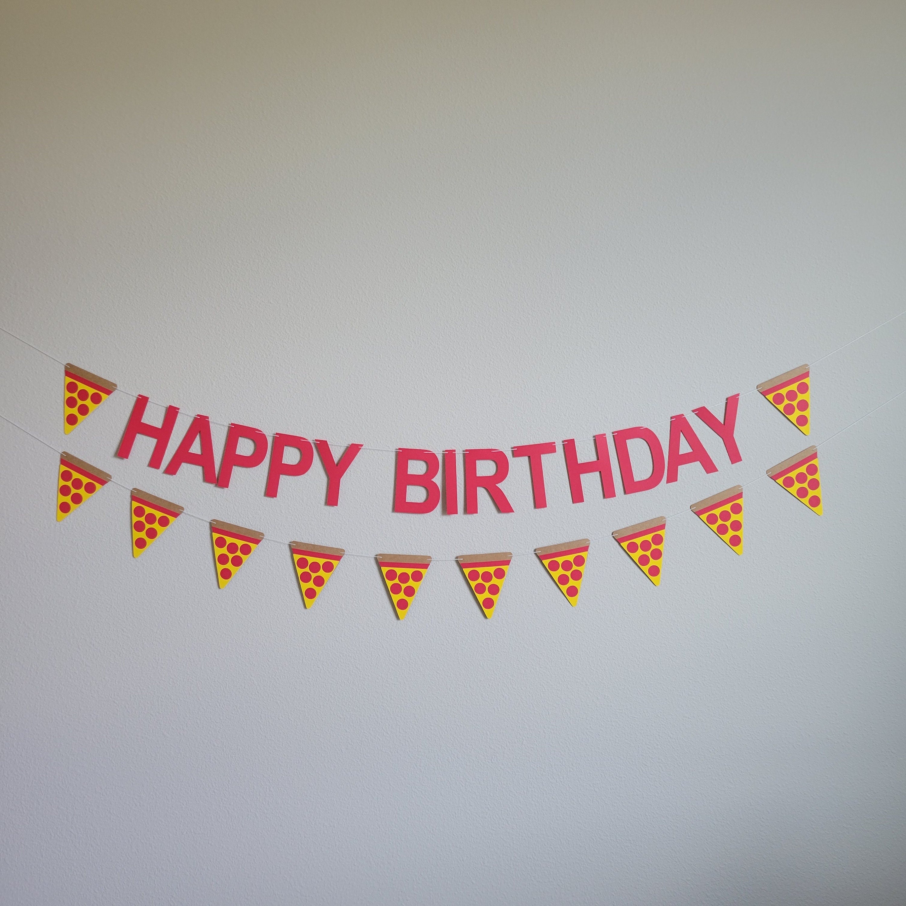Pizza Birthday Banner, Pizza Party, Pizza Party Decorations, Pizza Decorations, Pizza Slice Decorations, Pizza Theme