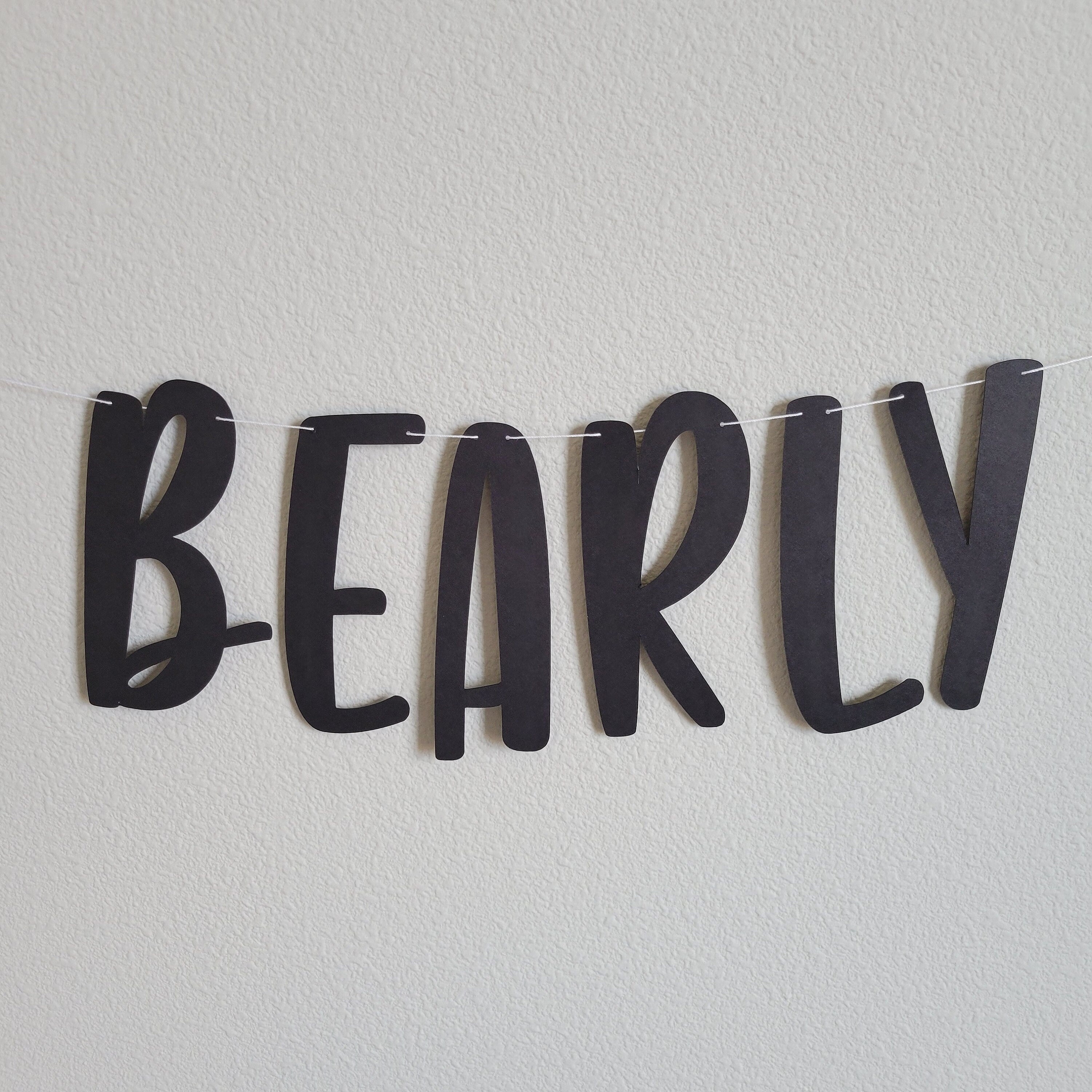 We Can Bearly Wait, We Can Bearly Wait Banner, Bear Baby Shower, Bear Themed Baby Shower Decorations, Bear Garland, Bear Decorations
