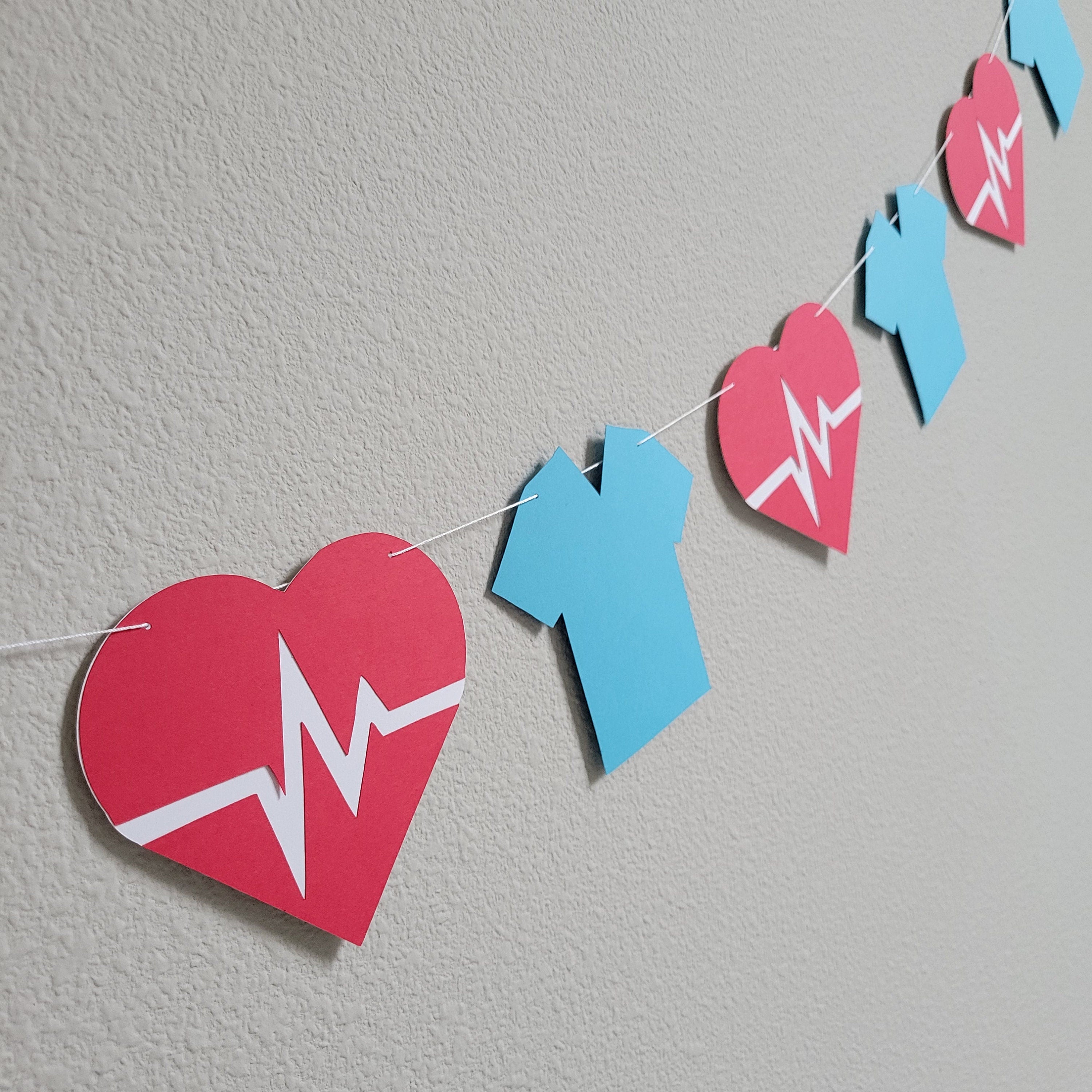 Thank You Nurses, Thank You Doctors, Doctor Banner, Medical Decoration, Nurse Birthday Theme, Nurse Garland, Doctor Garland