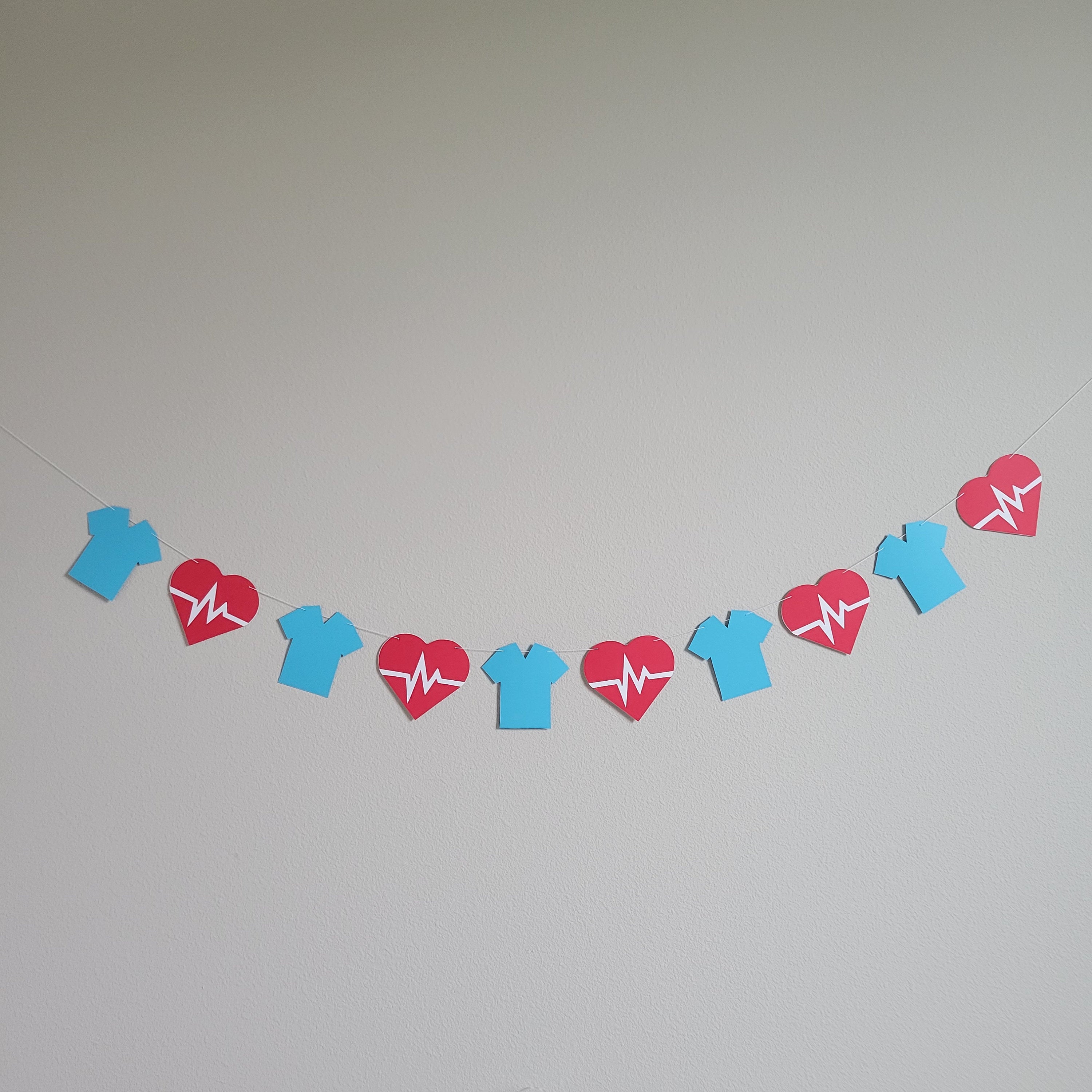 Thank You Nurses, Thank You Doctors, Doctor Banner, Medical Decoration, Nurse Birthday Theme, Nurse Garland, Doctor Garland