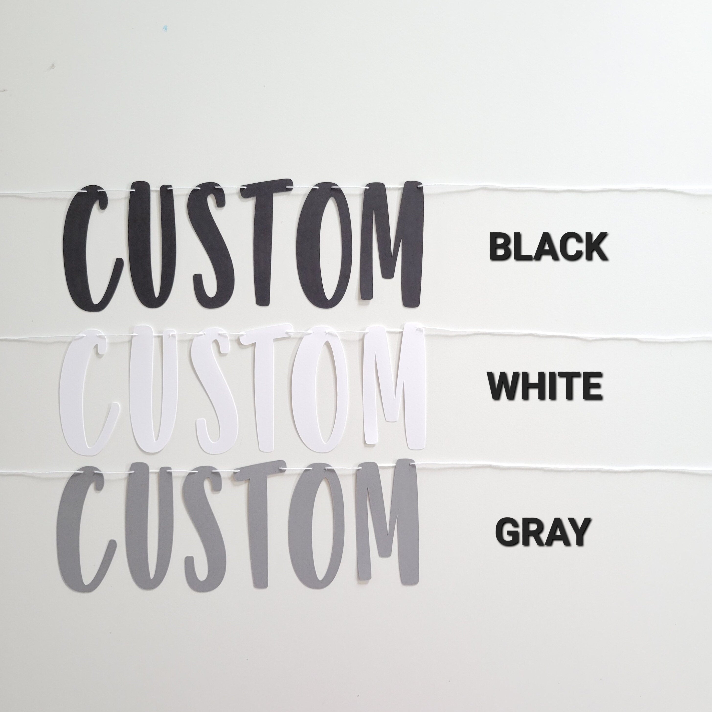 Custom Banner, Custom Red Banner, Customizable Banner, Custom Fun Font Banner, Banner with Fun Font, Custom Sign, Custom Birthday Banner